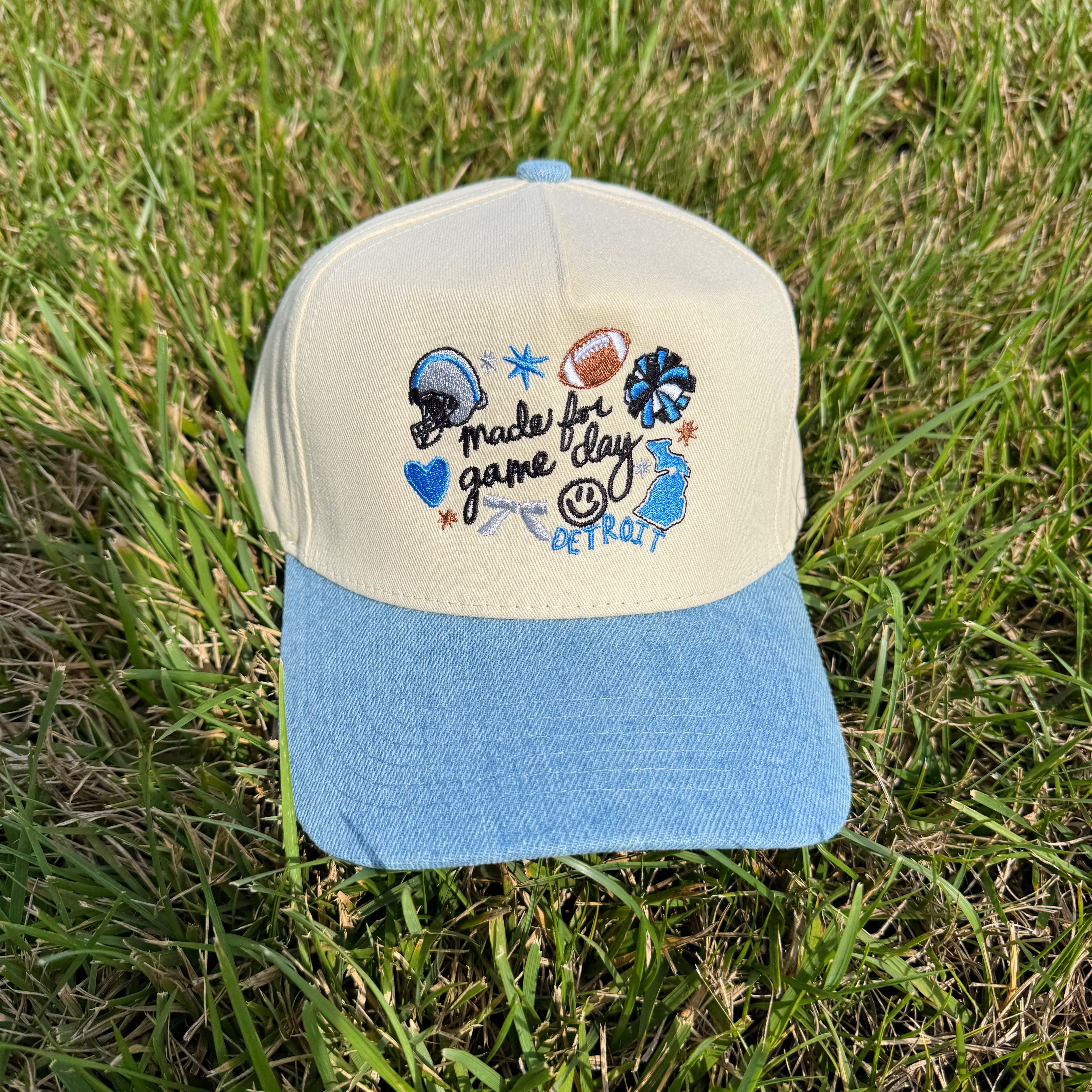 Detroit Made For Game Day Denim Hat