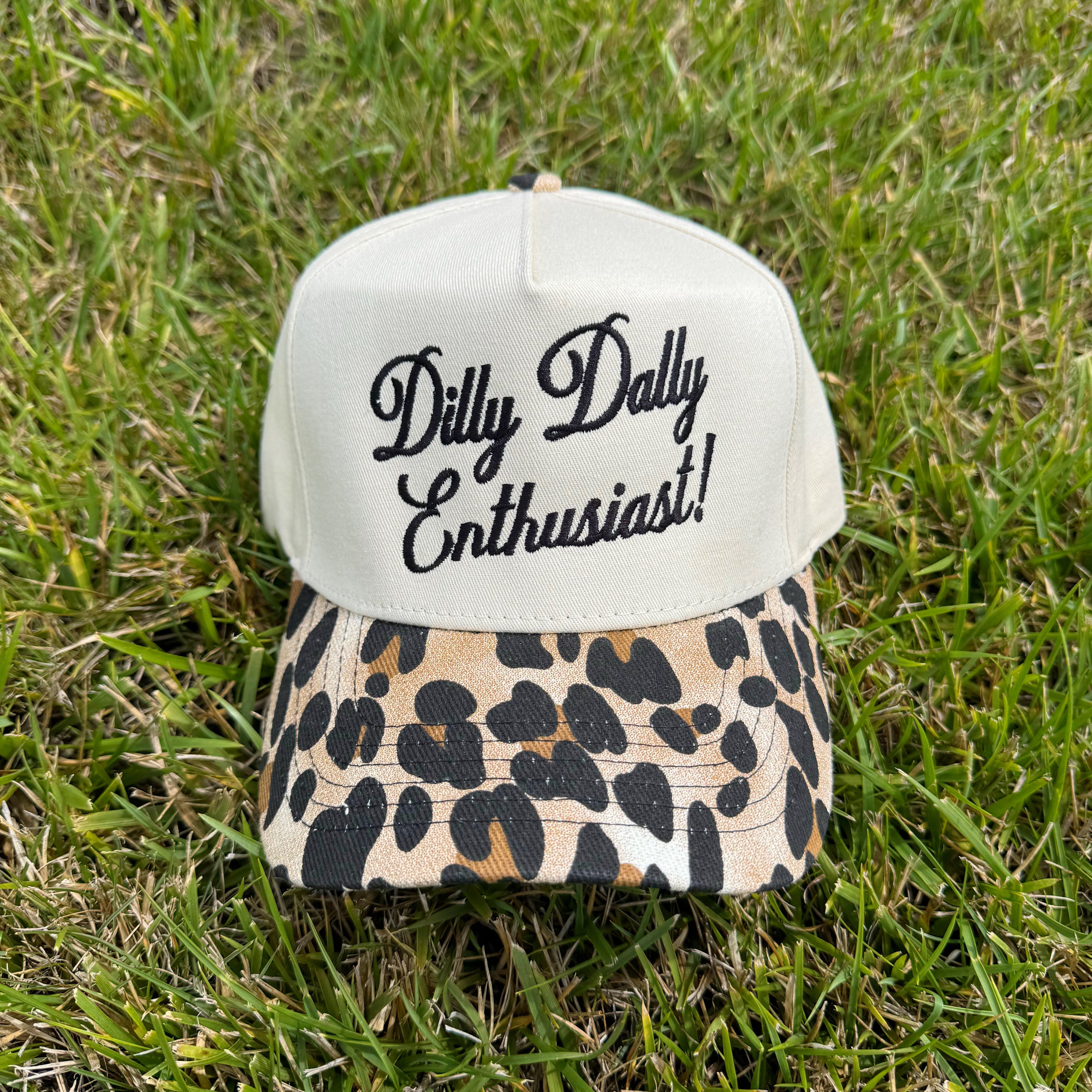 Dilly Dally Enthusiast Leopard Hat- Pre Order!