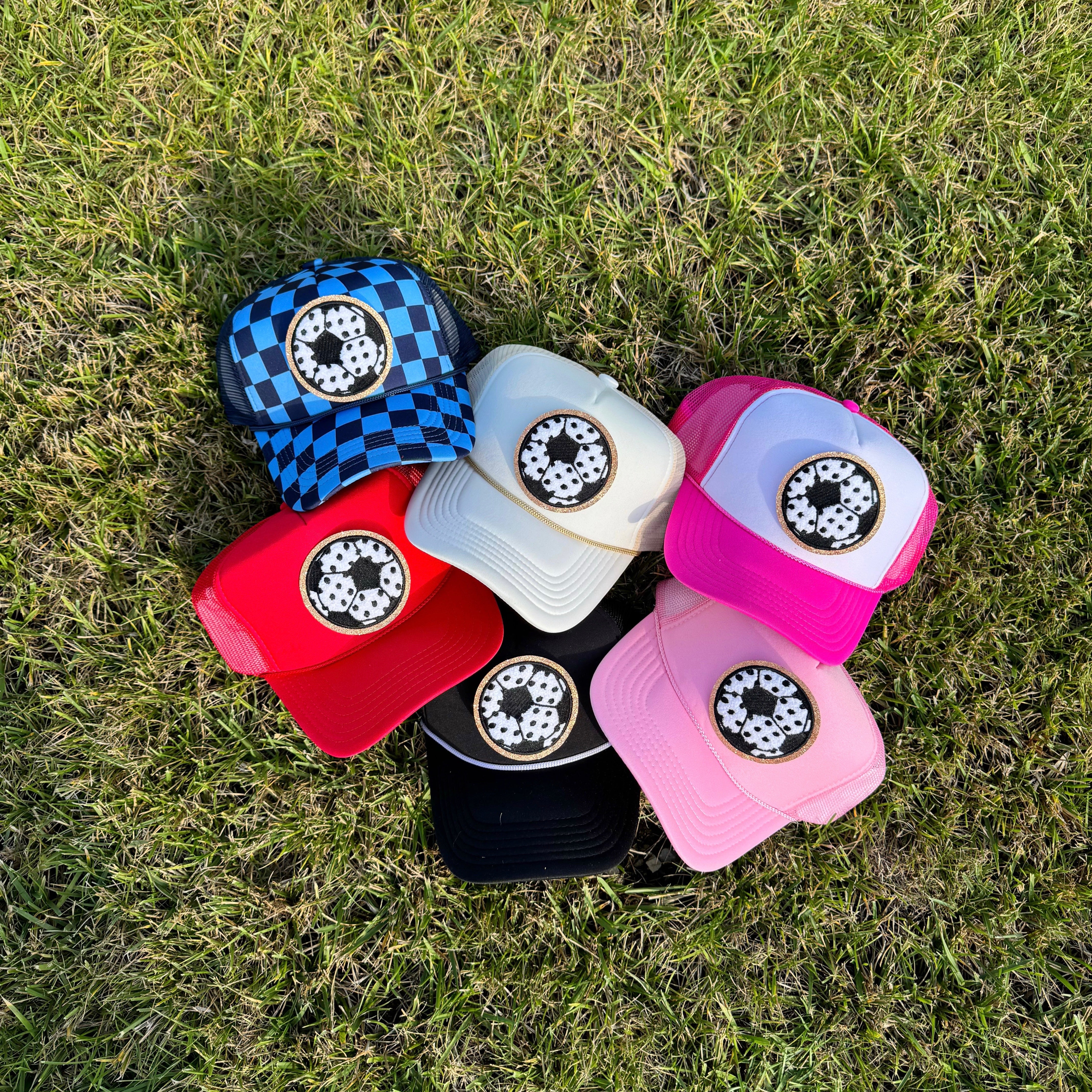 Polka Dot Soccer Patch Hat