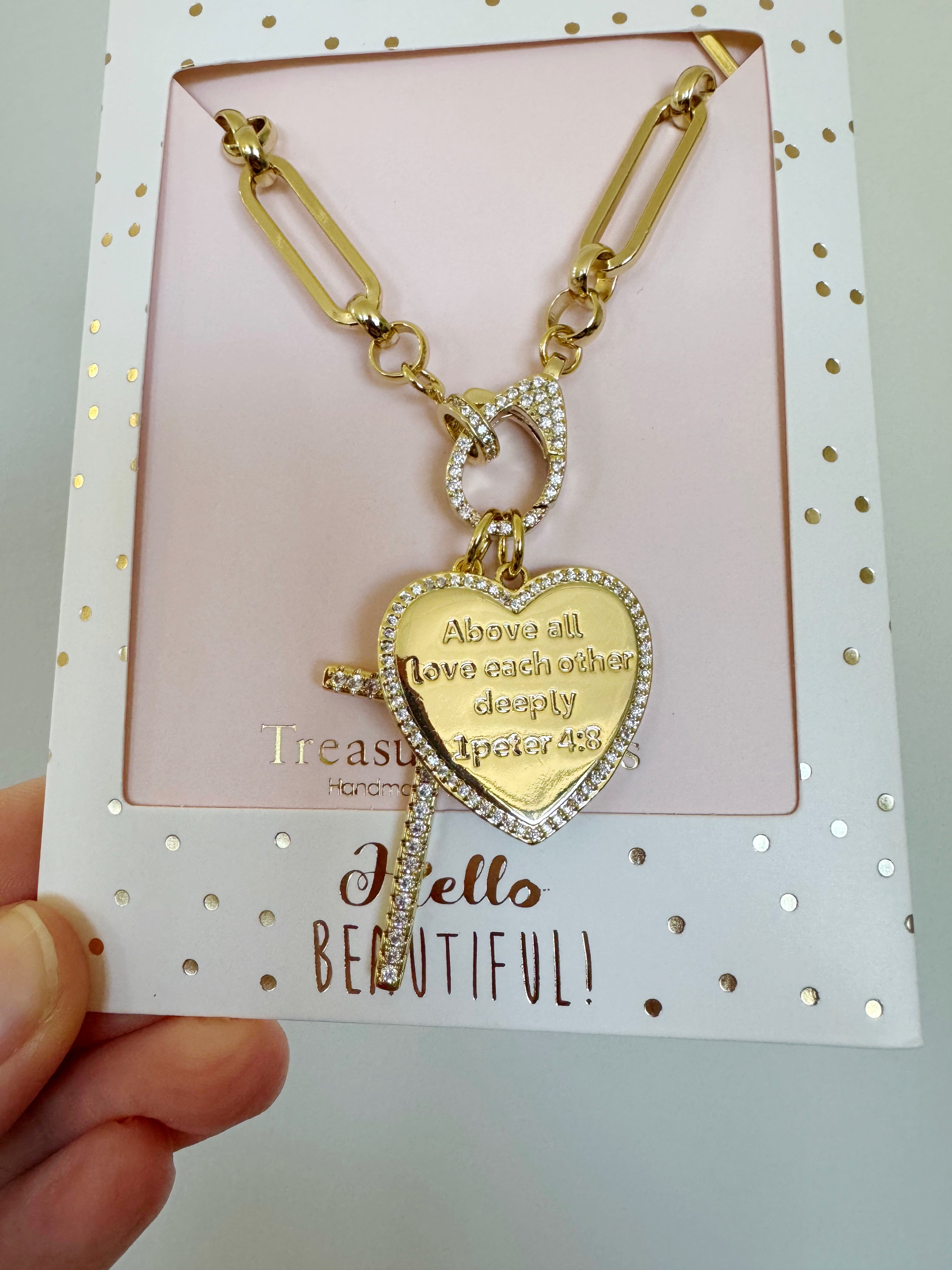 Above All Love Each Other Necklace