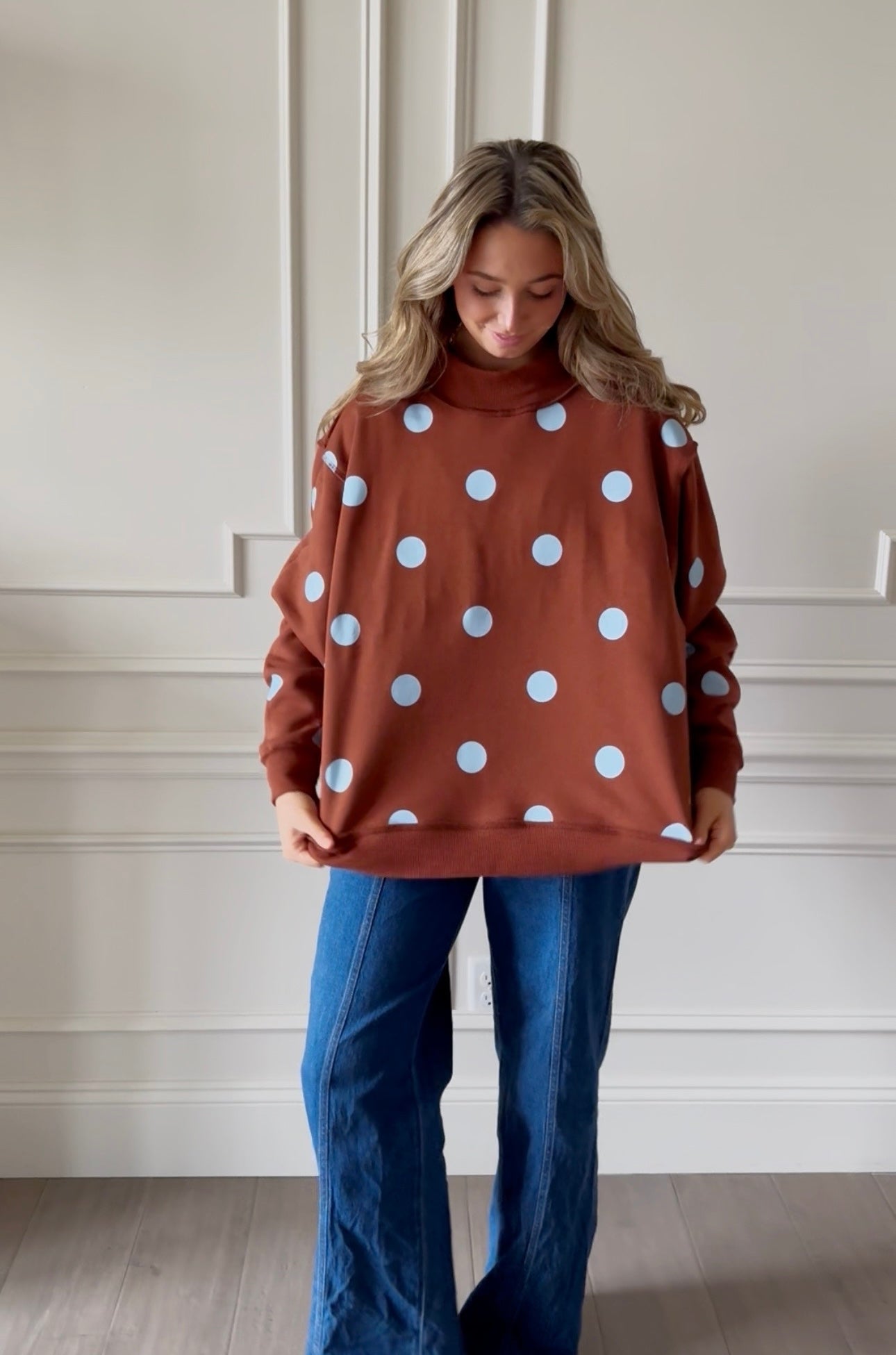 Good Day 2-Sided Mock Sweatshirt