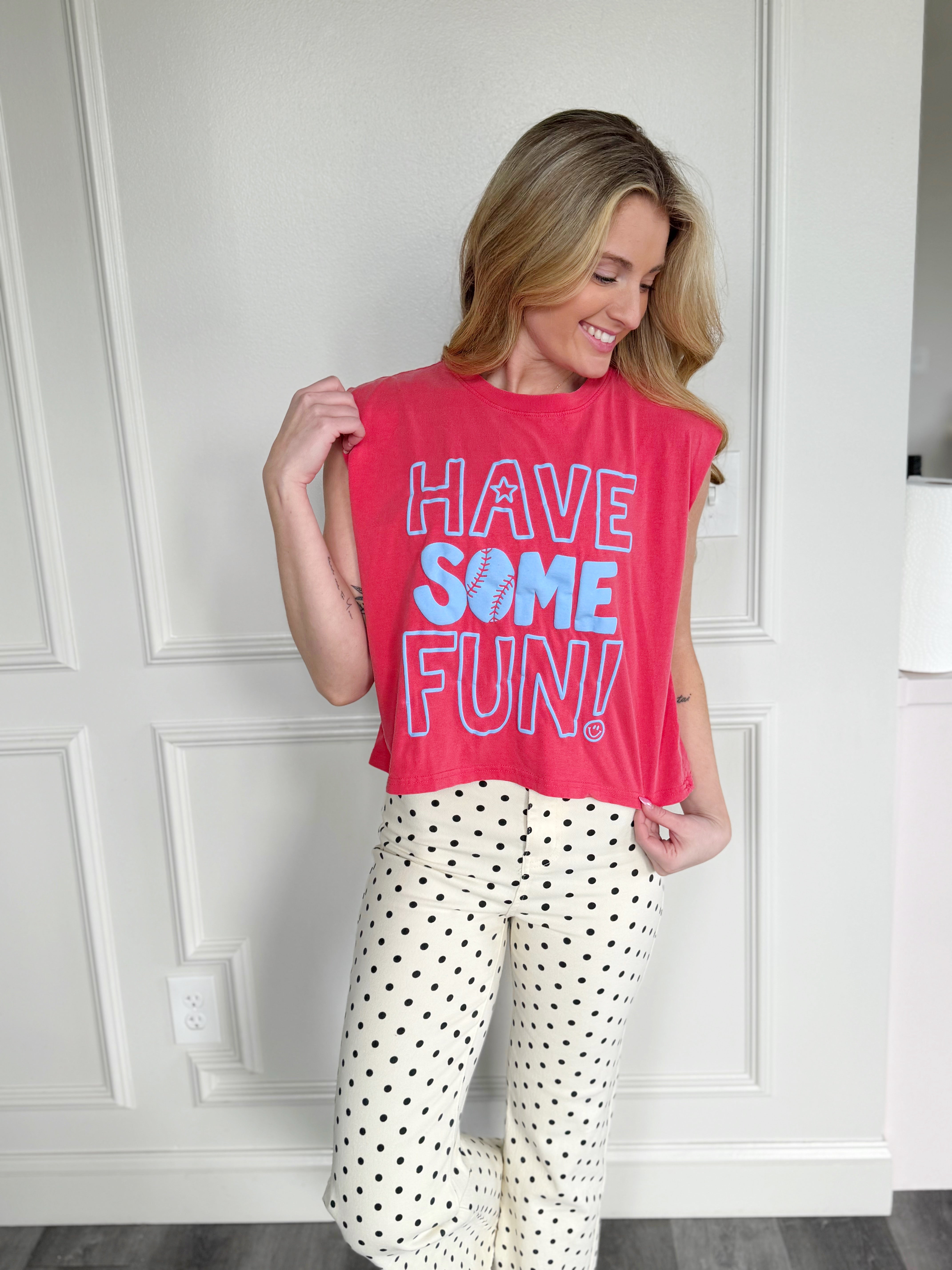 Have Some Fun Baseball Tank