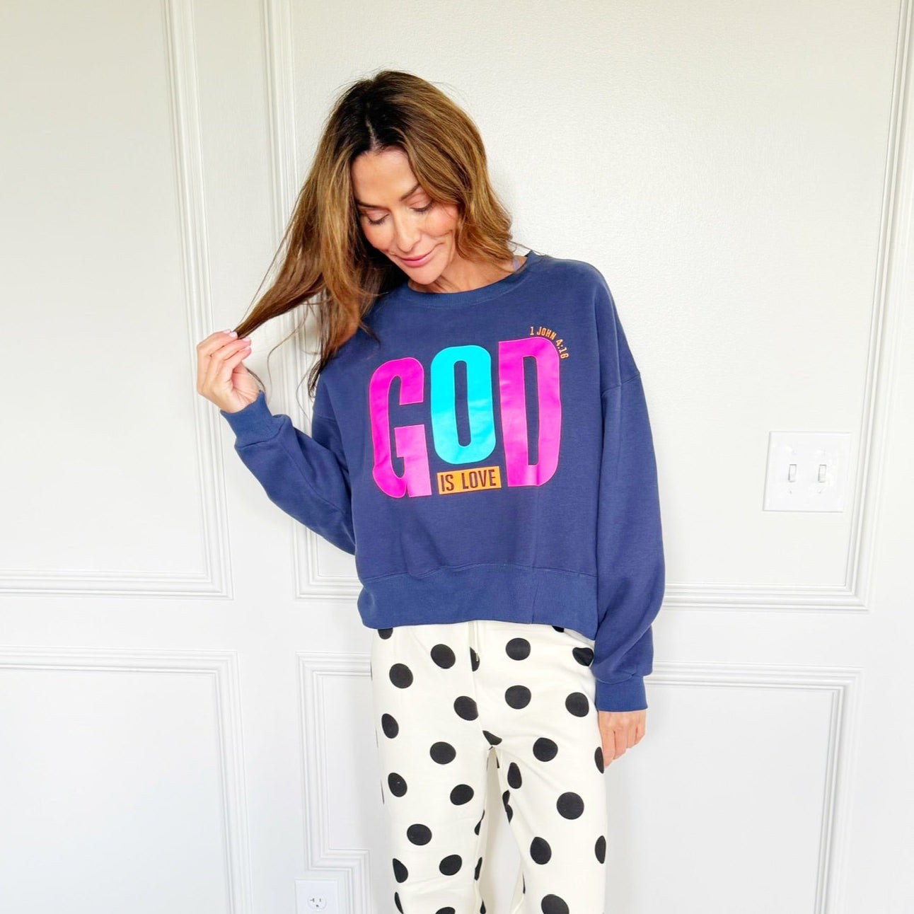 God Is Love Crop Sweatshirt- Pre Order!
