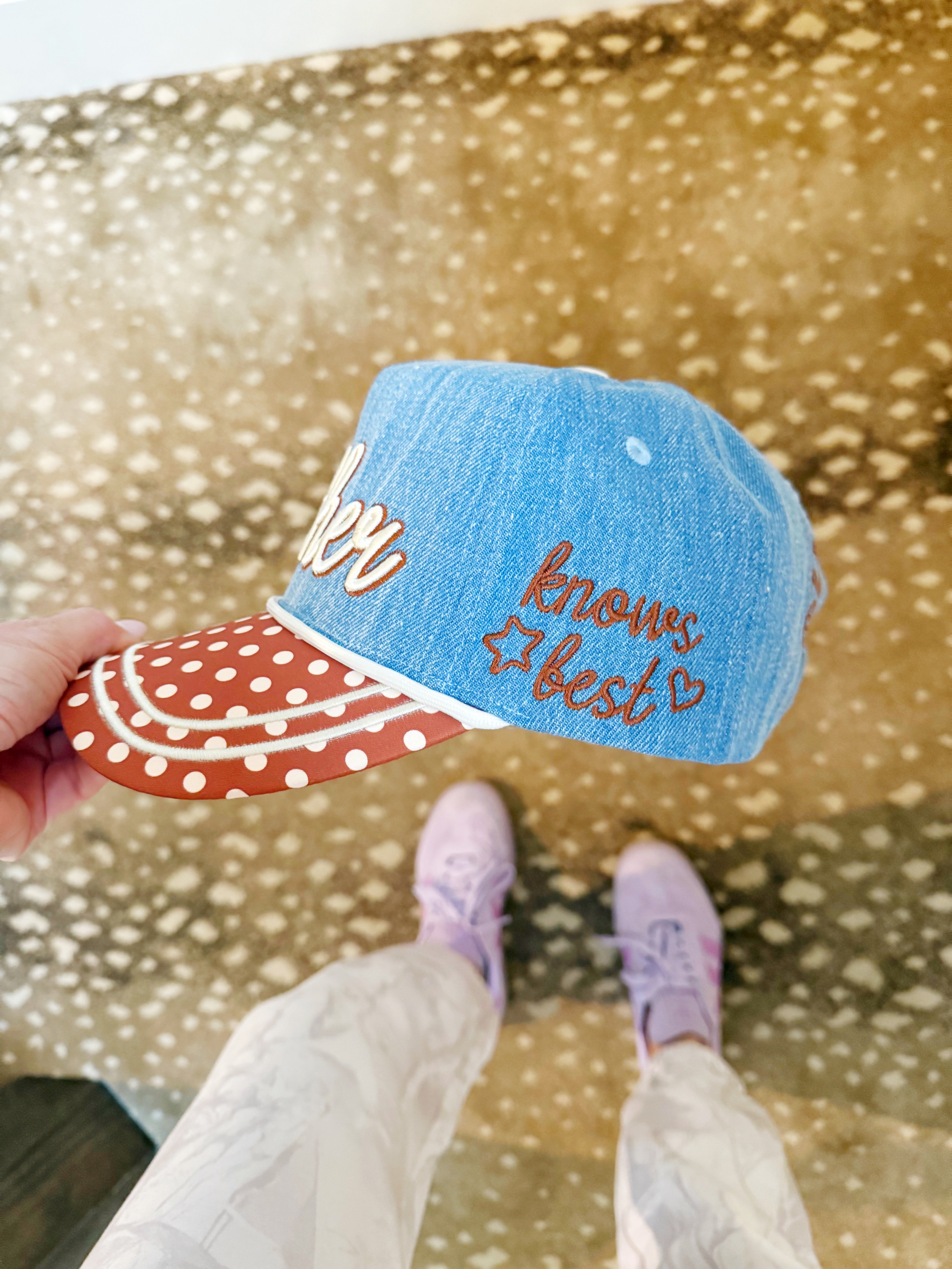 Mother Knows Best Hat-Pre Order!
