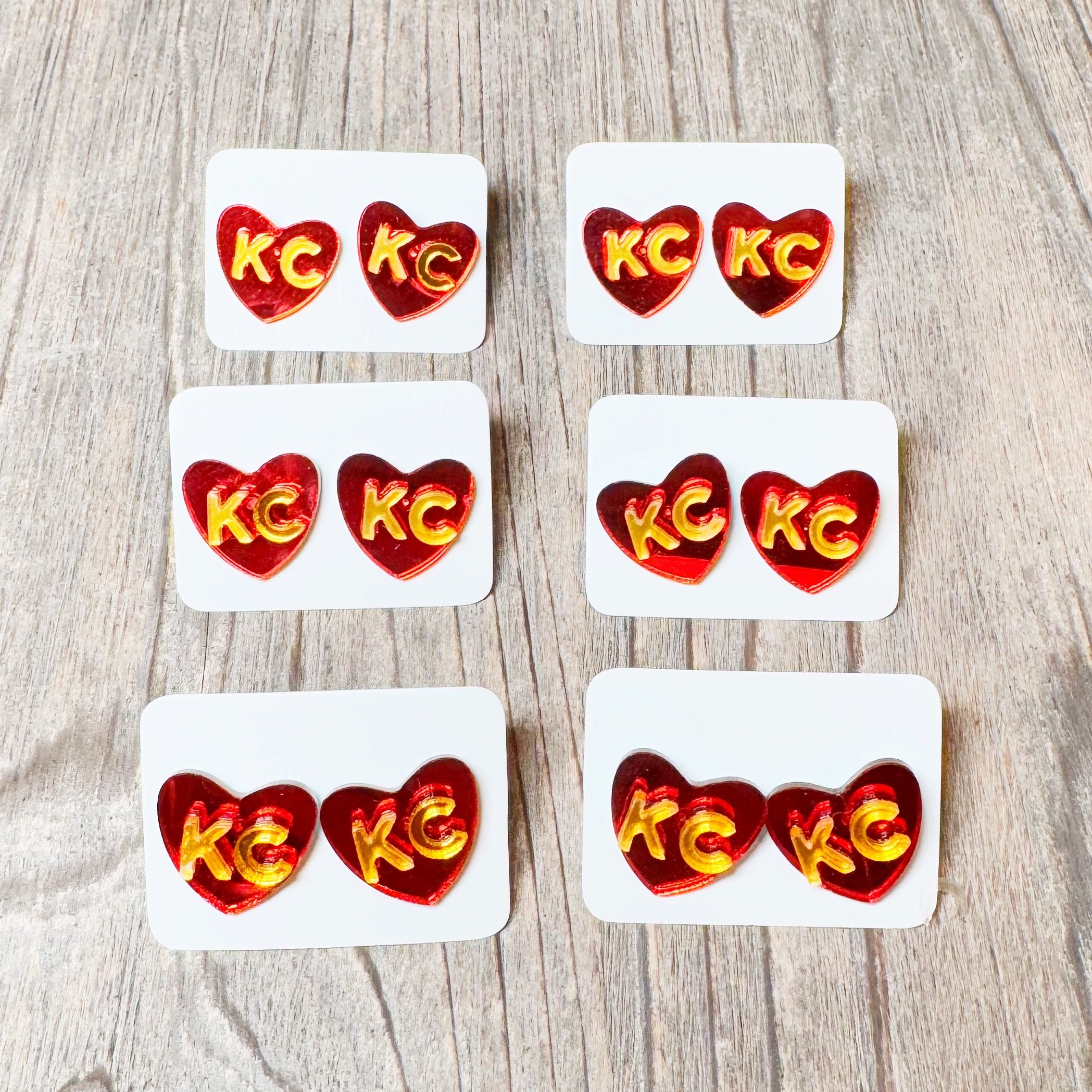 KC Heart Earings