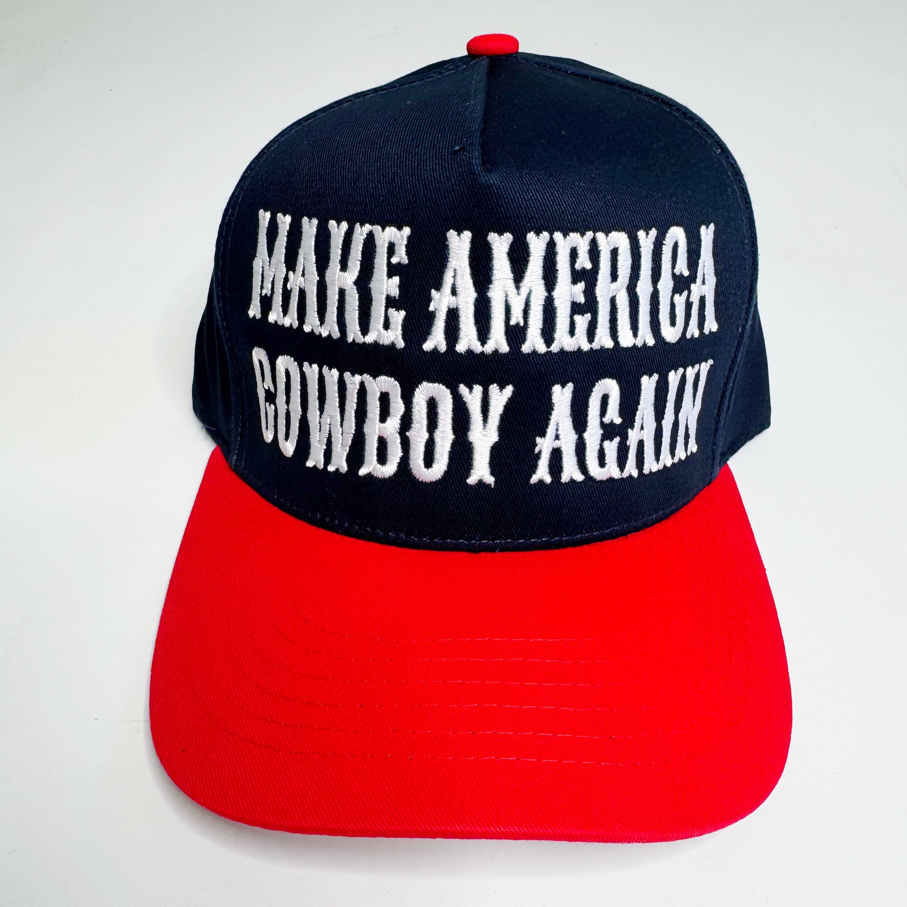 Make America Cowboy Again Canvas Hat
