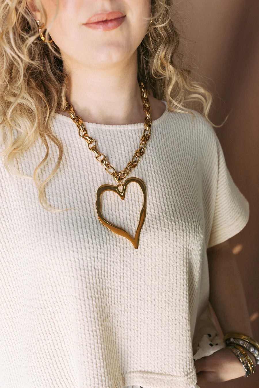 Heart Chunky Necklace