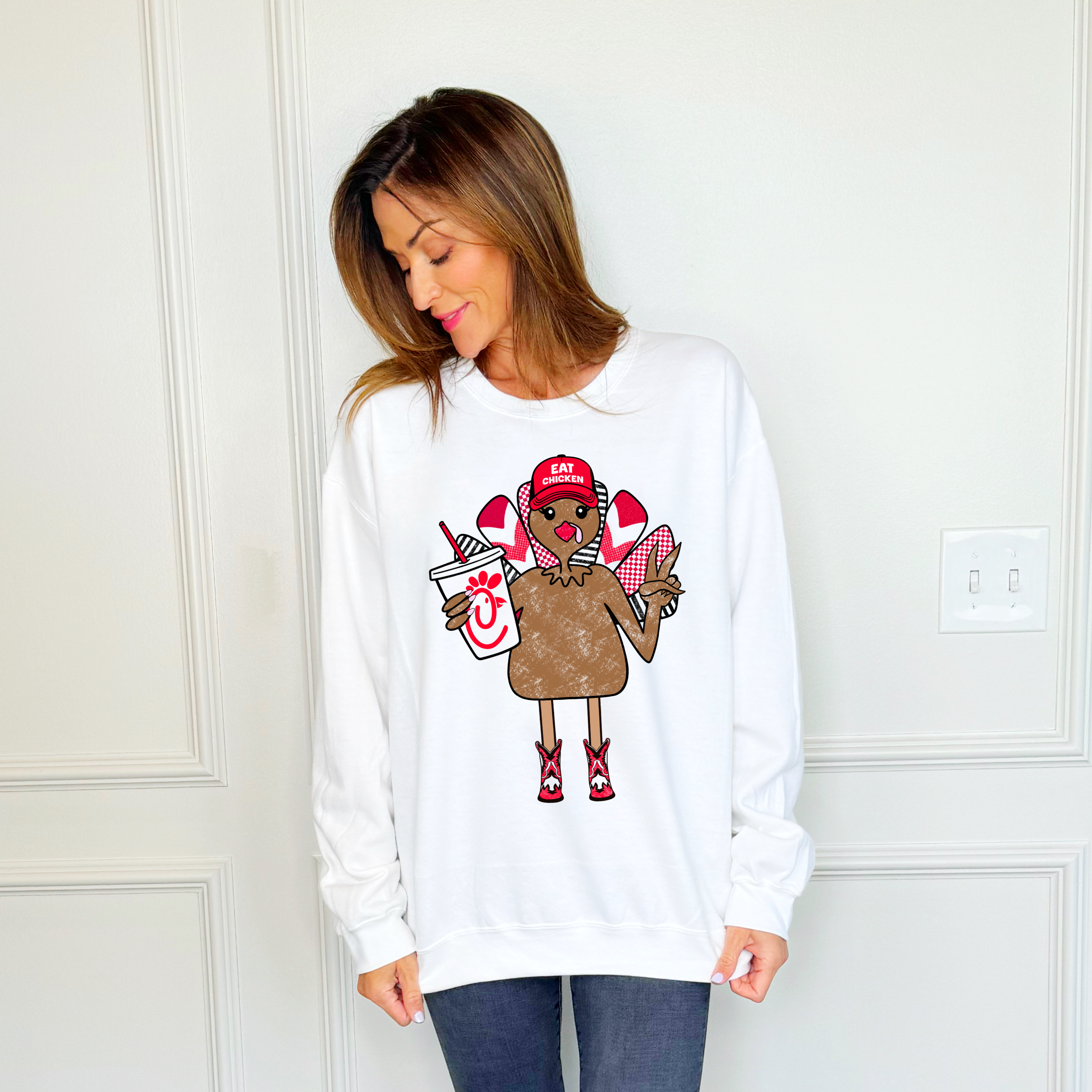 Chick Fil A Turkey Sweatshirt