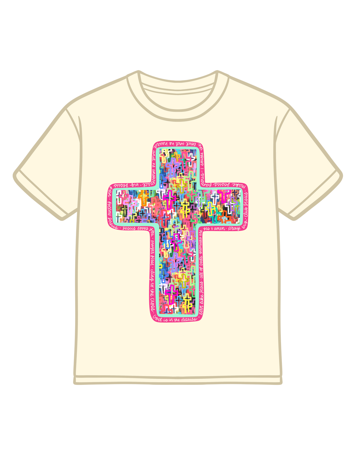 Cross Collage Tee