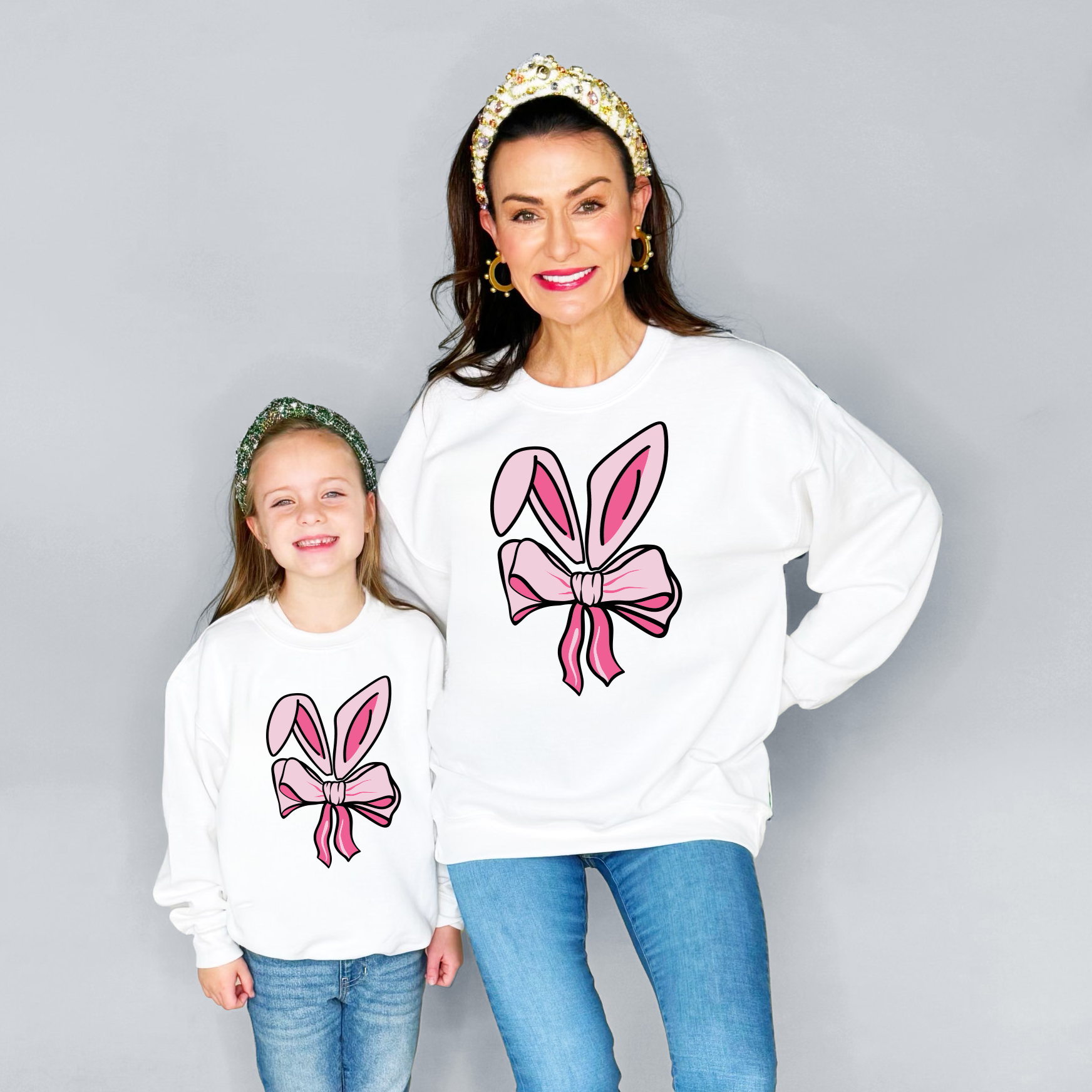 Coquette Bunny Youth & Adult Sweatshirt