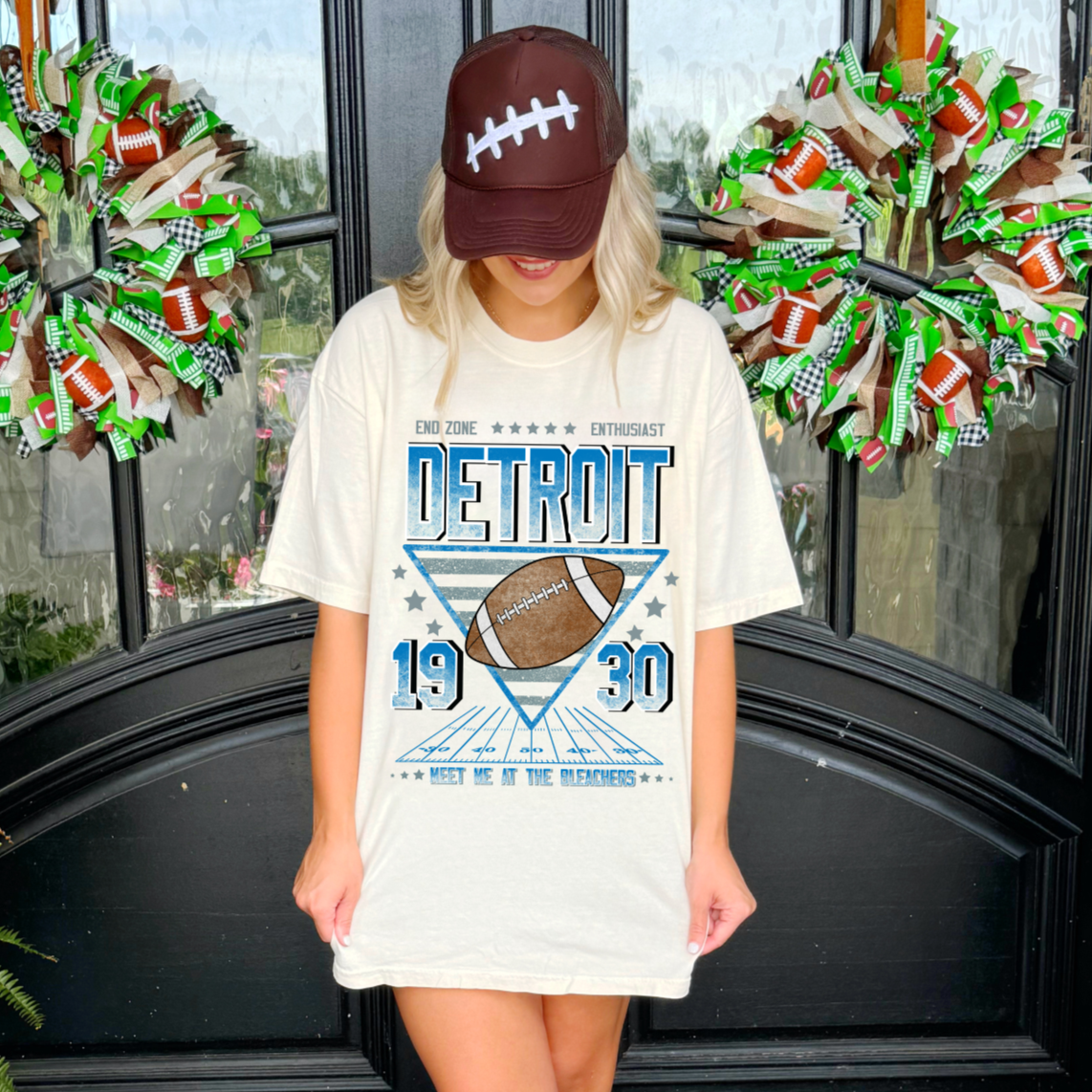 Detroit Endzone Enthusiast Youth & Adult Tee