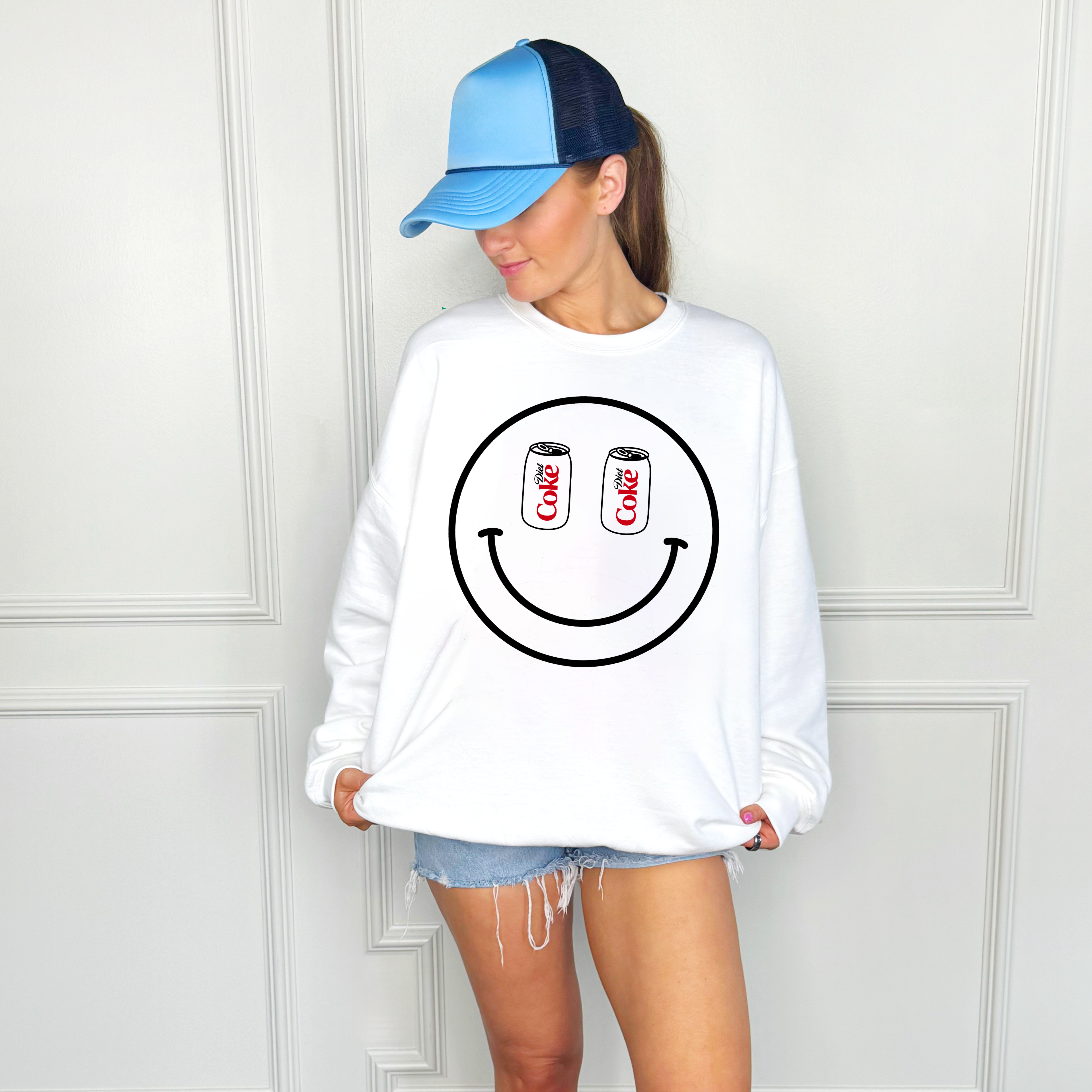 Puff Smiley Diet Coke Sweatshirt
