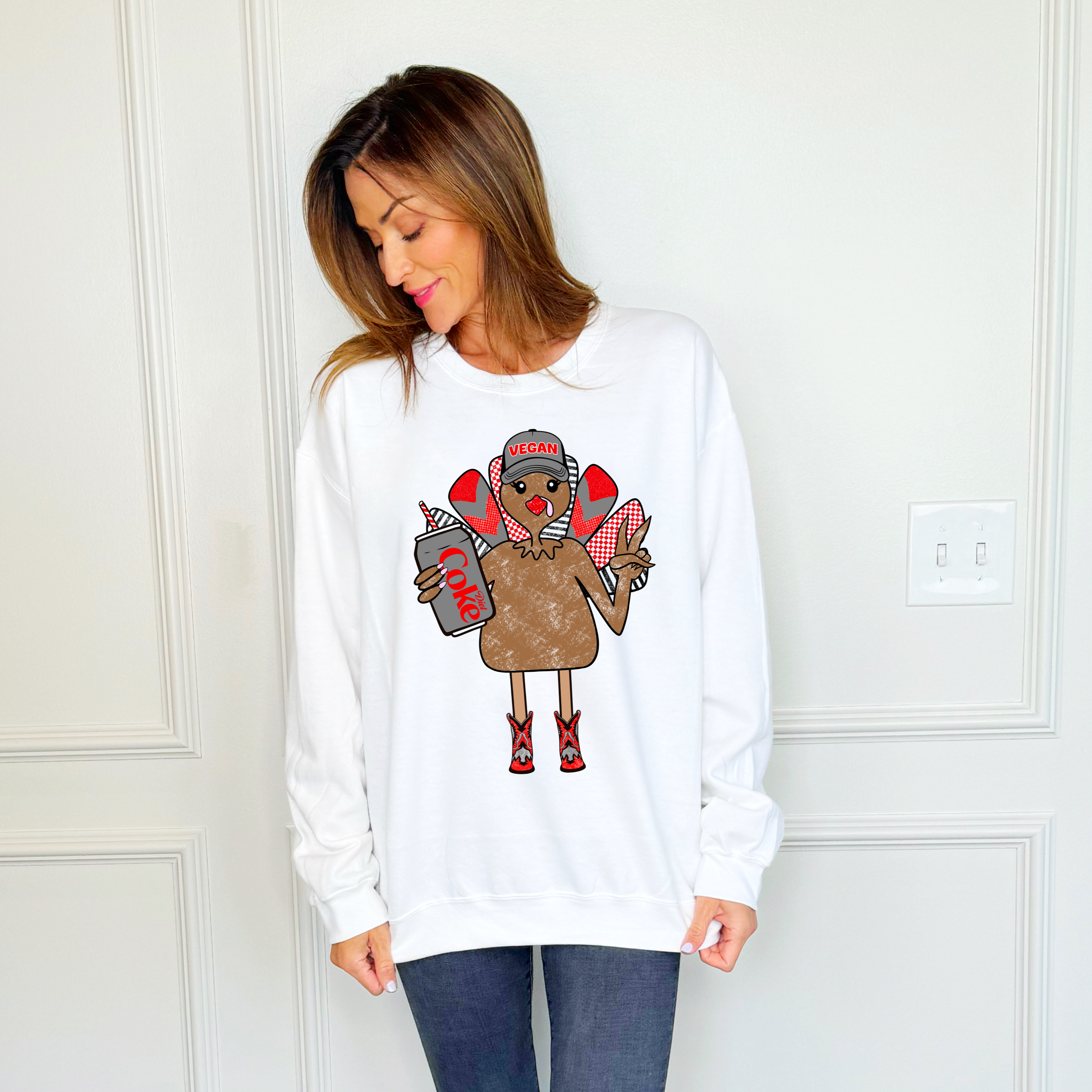 Diet Coke Turkey Sweatshirt