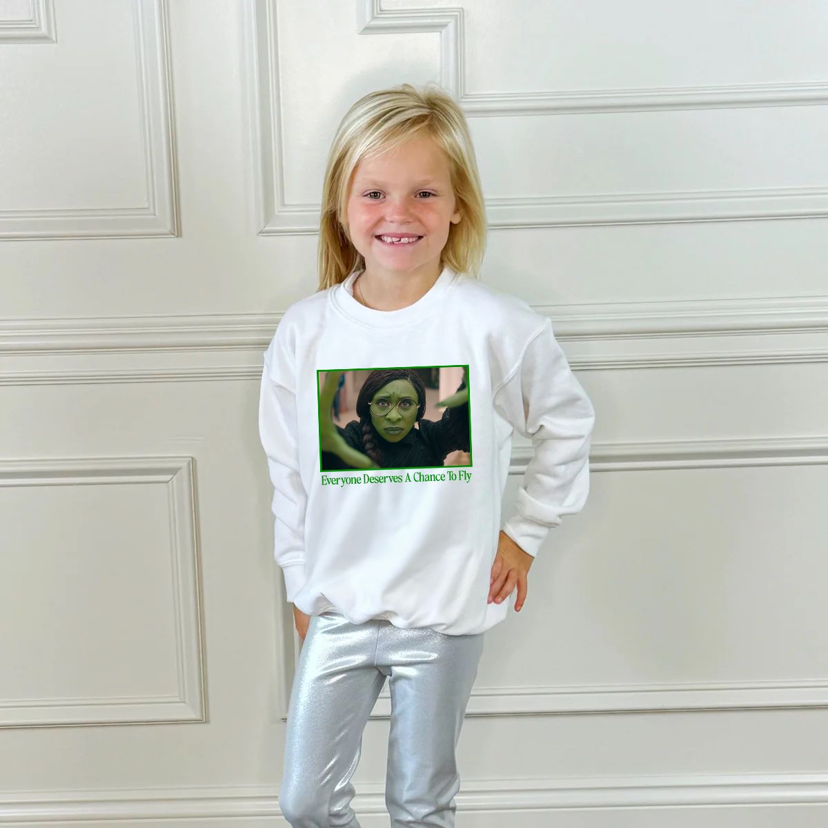 Elphaba Everyone Deserves A Chance to Fly Youth & Adult Sweatshirt