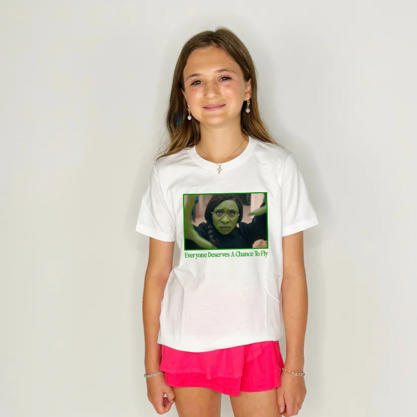 Elphaba Everyone Deserves A Chance To Fly Youth & Adult Tee