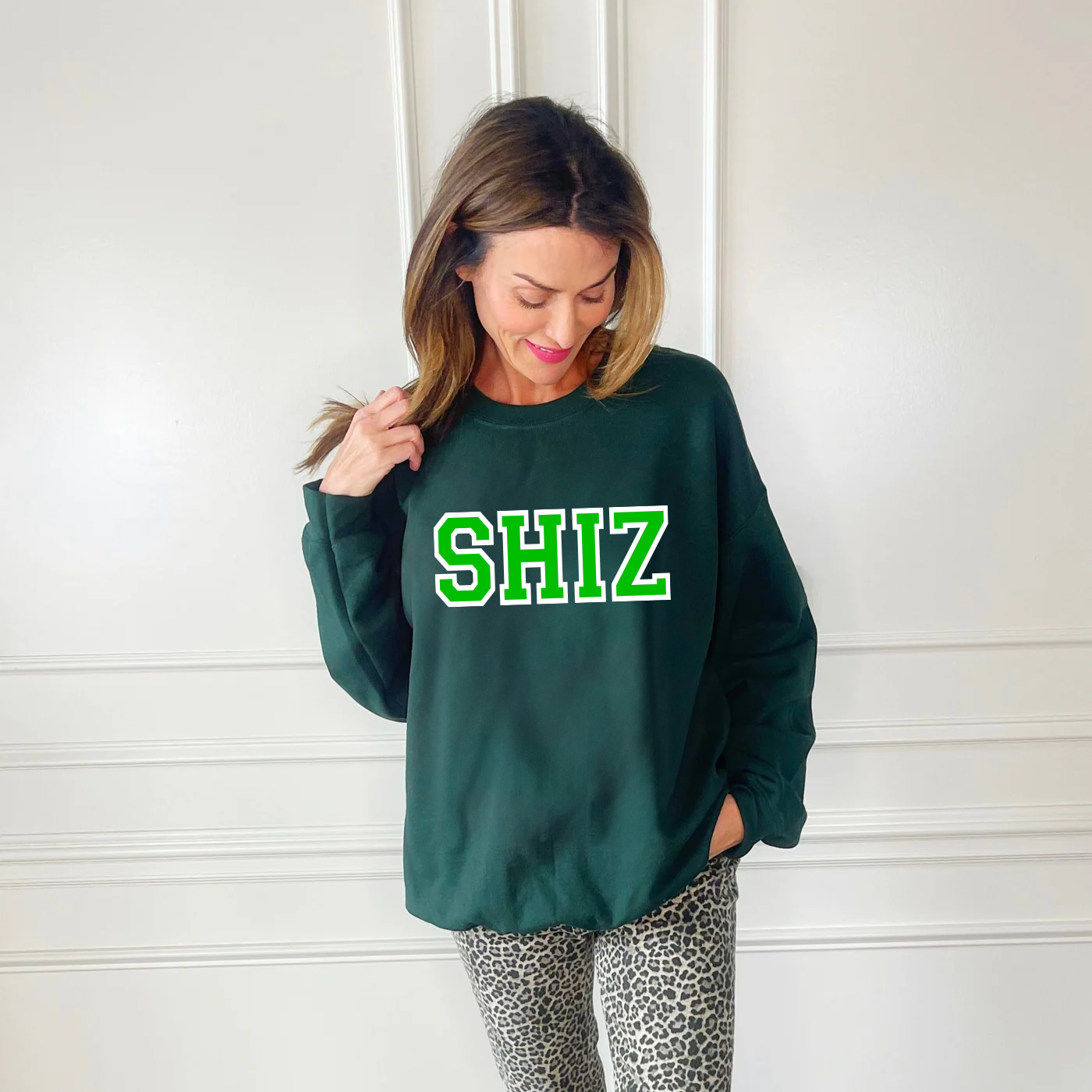 Elphaba Shiz Puff Sweatshirt