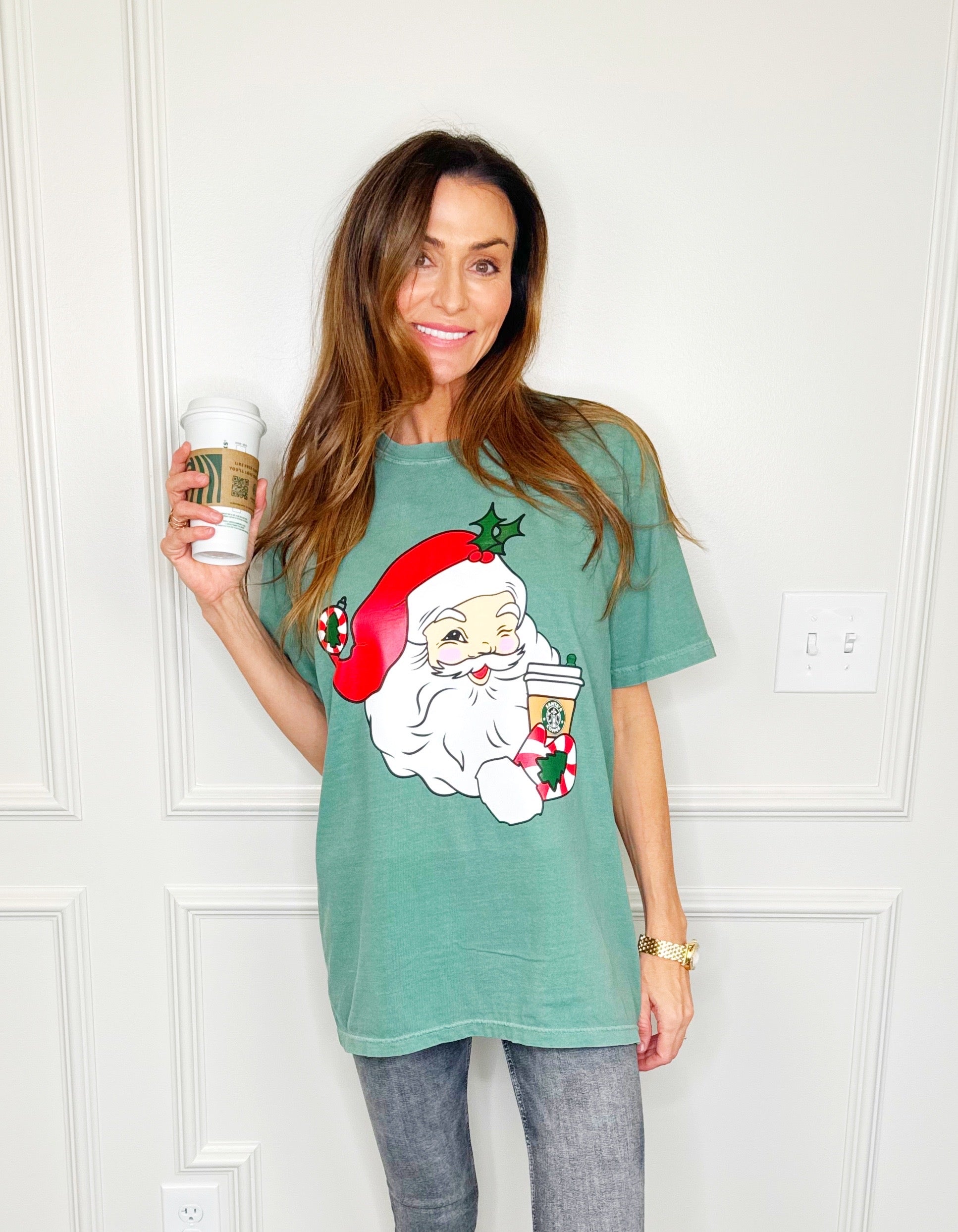 Coffee Santa Tee