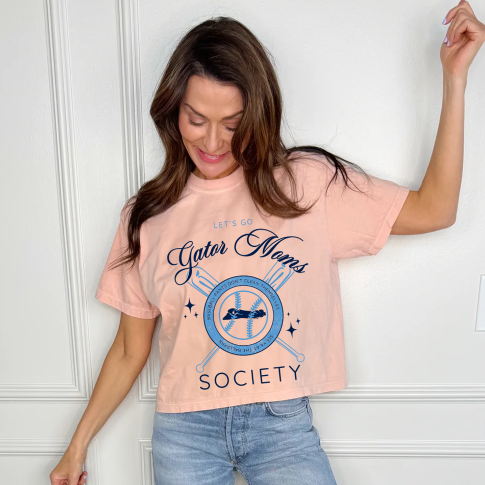 Gator Moms Society Crop Tee