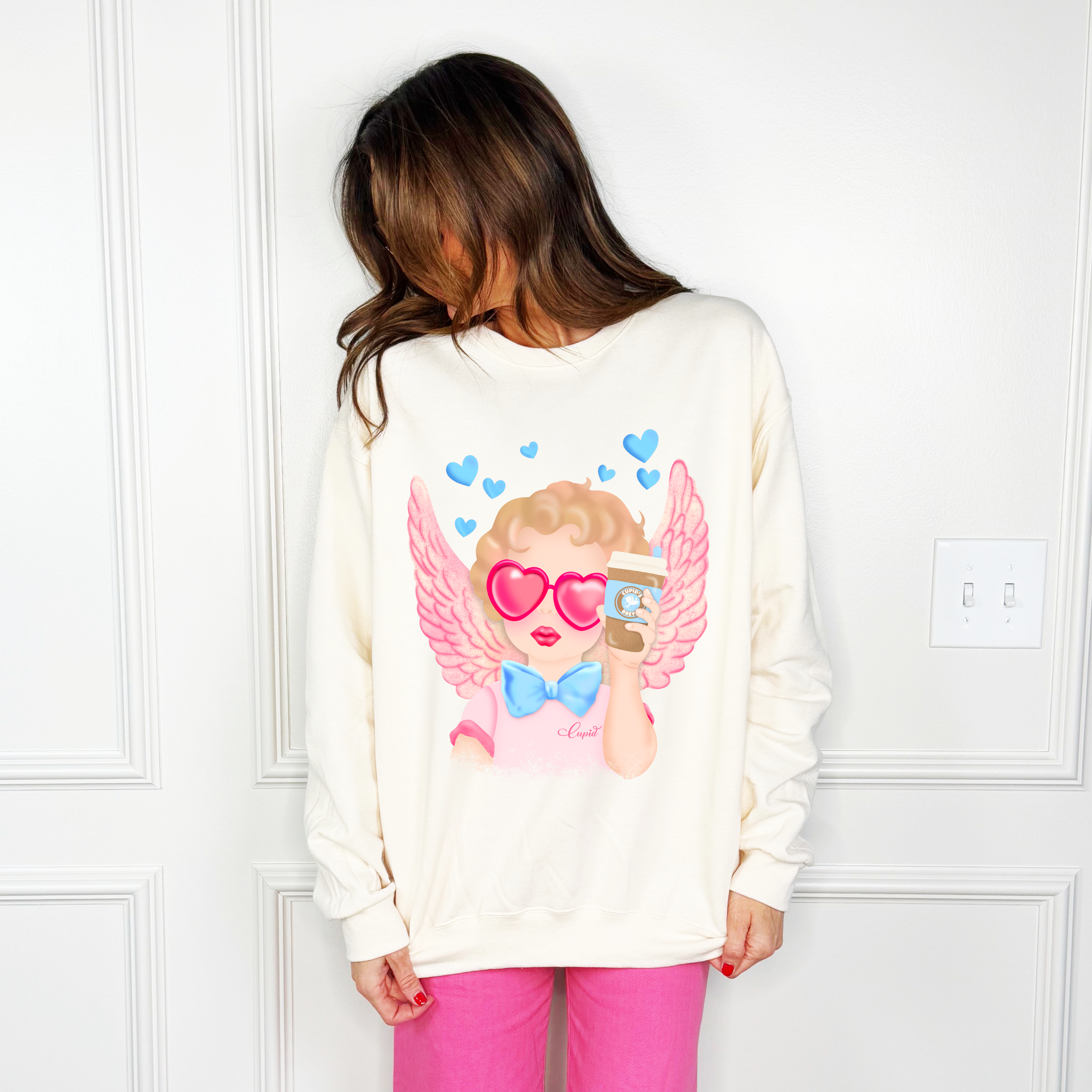 Hot Coffee Cupid Sweatshirt