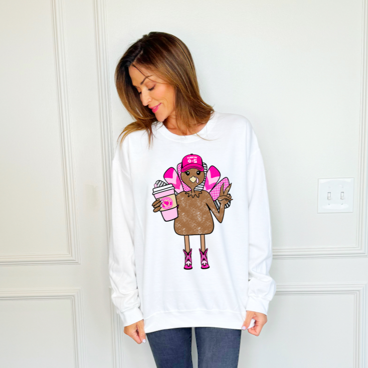 Coffee Turkey Sweatshirt