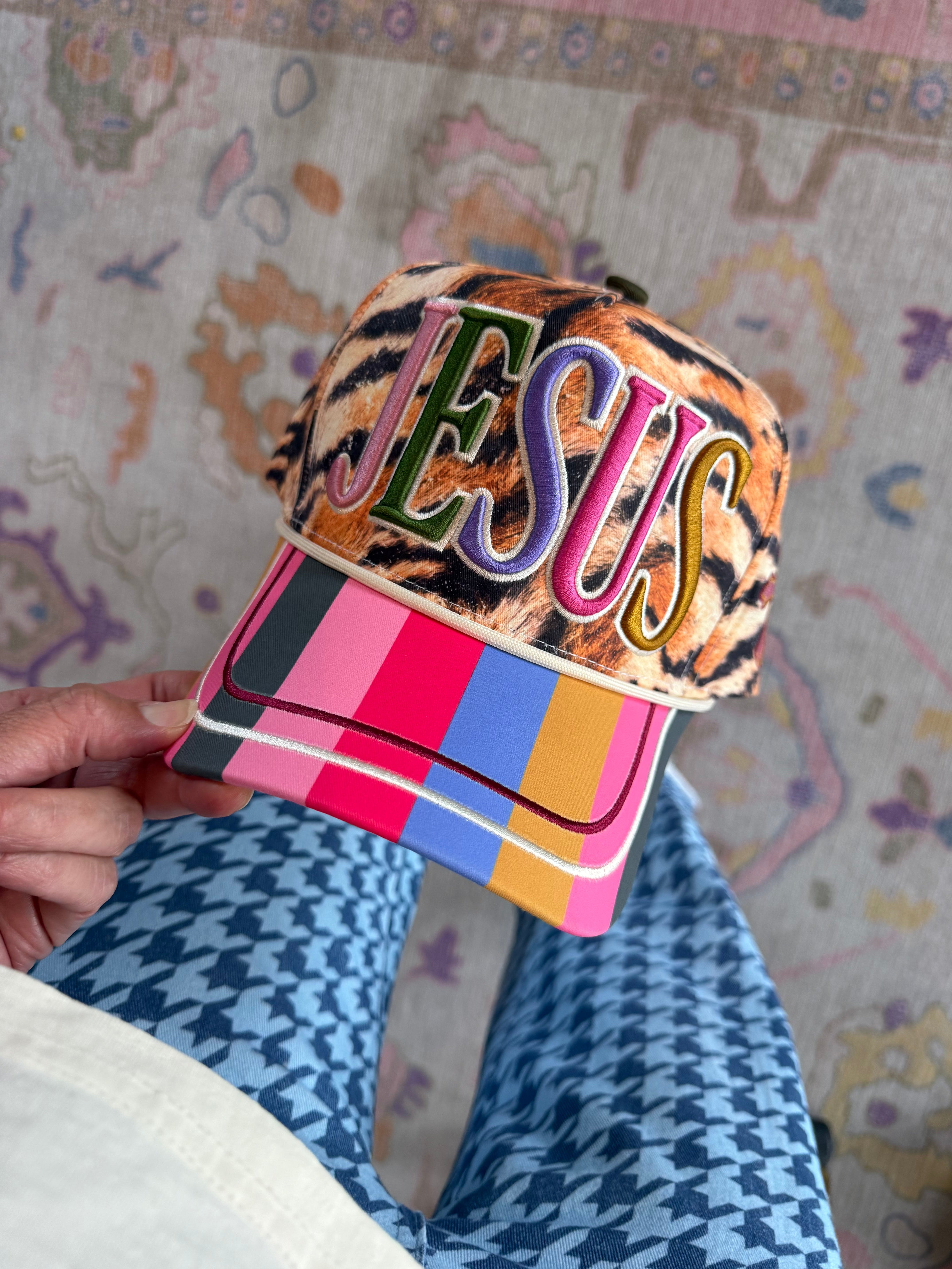 Tiger Stripe Jesus Hat  - Pre-Sale Ships 10/6**