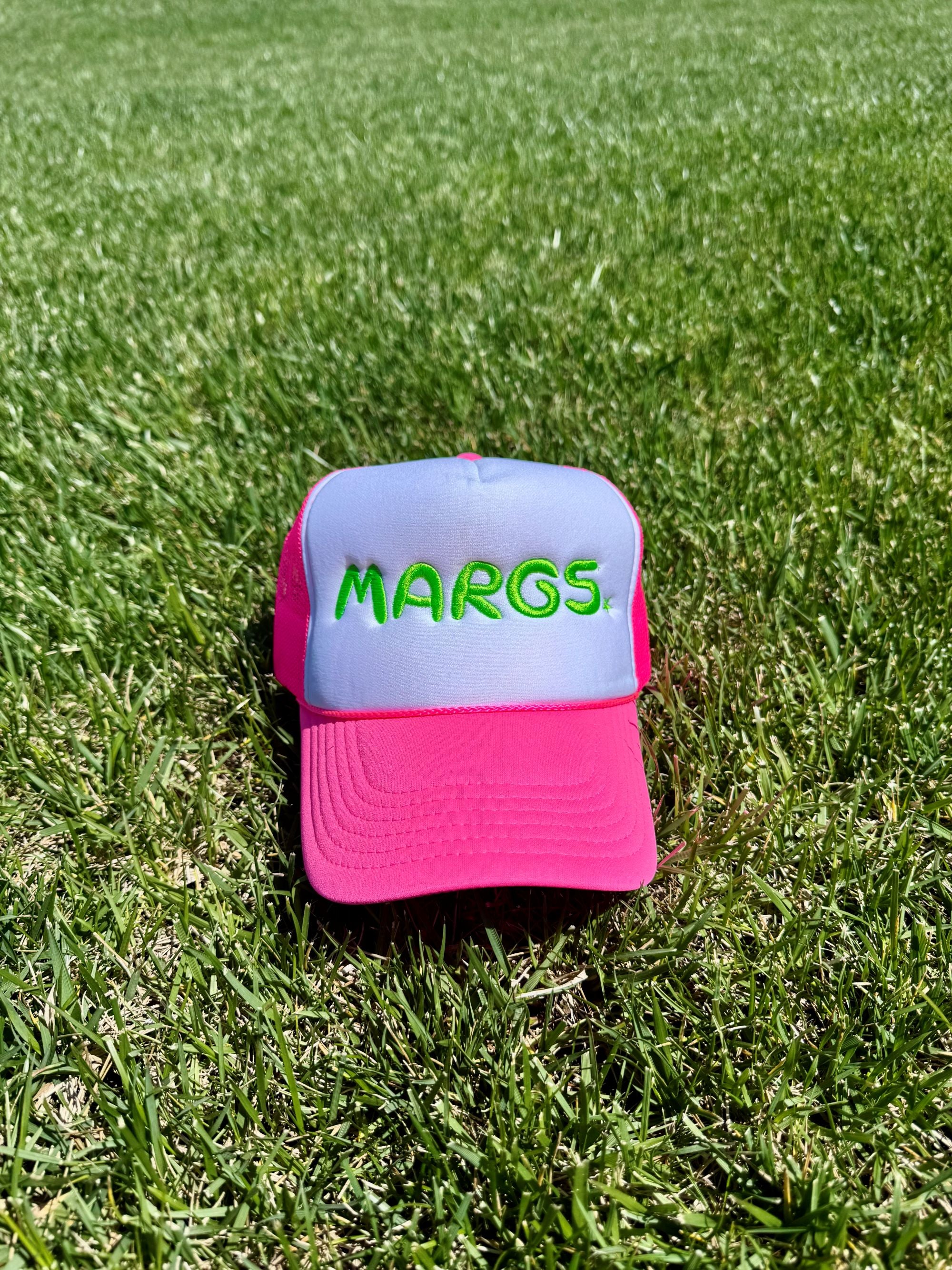 Margs Embroidered Trucker Hat