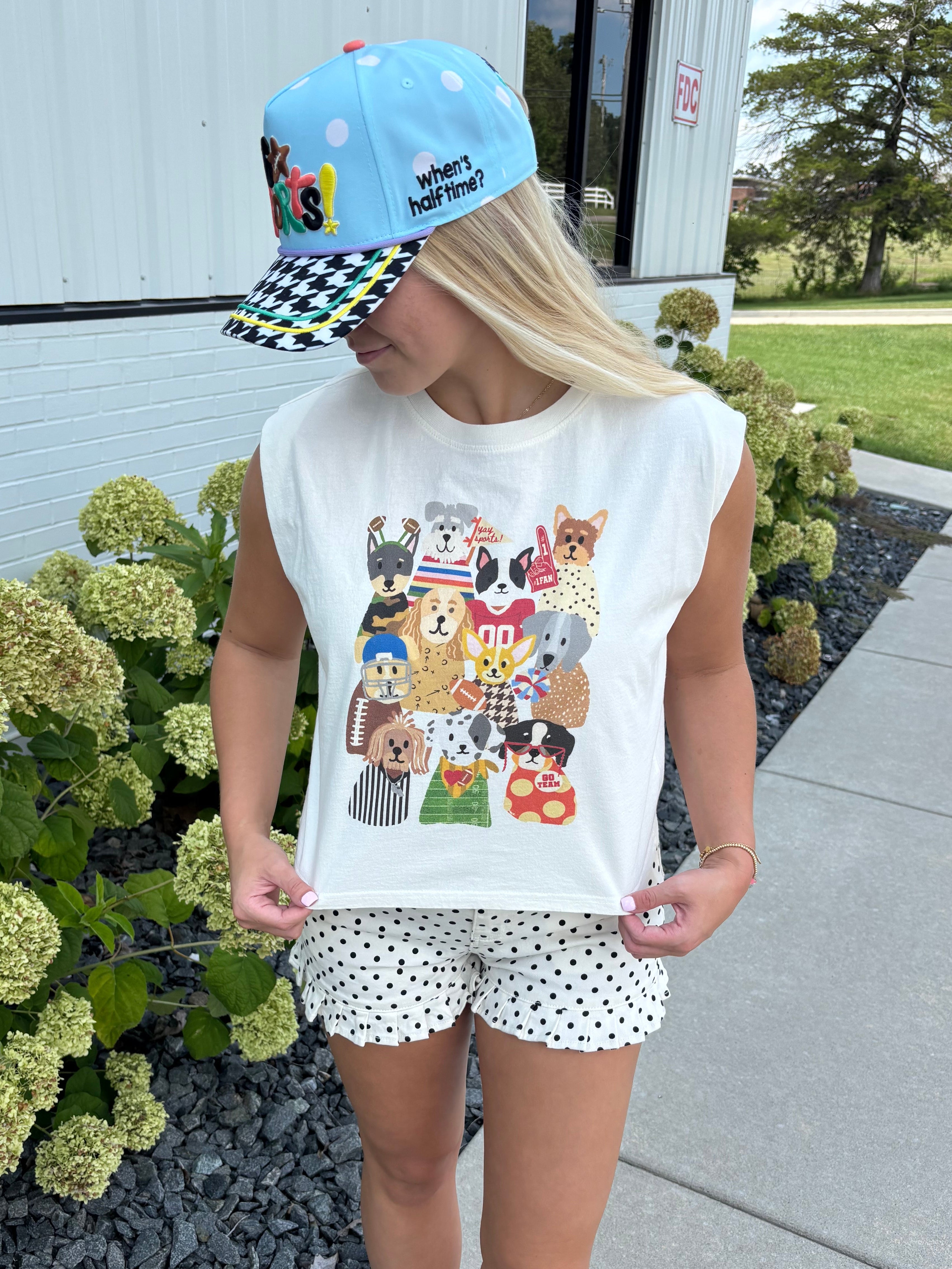 Dog Gameday Collage Tank