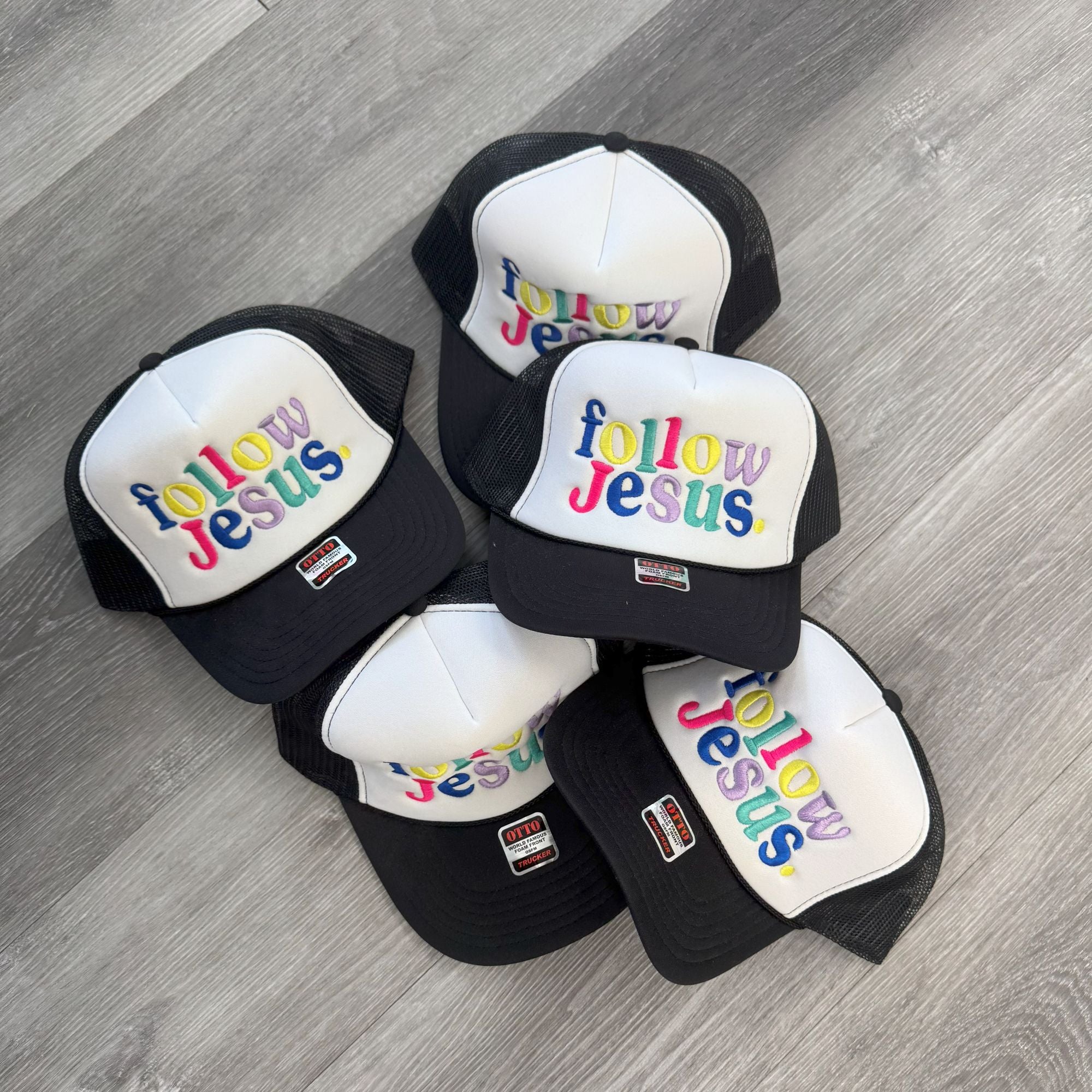 Follow Jesus Youth & Adult Trucker Hat