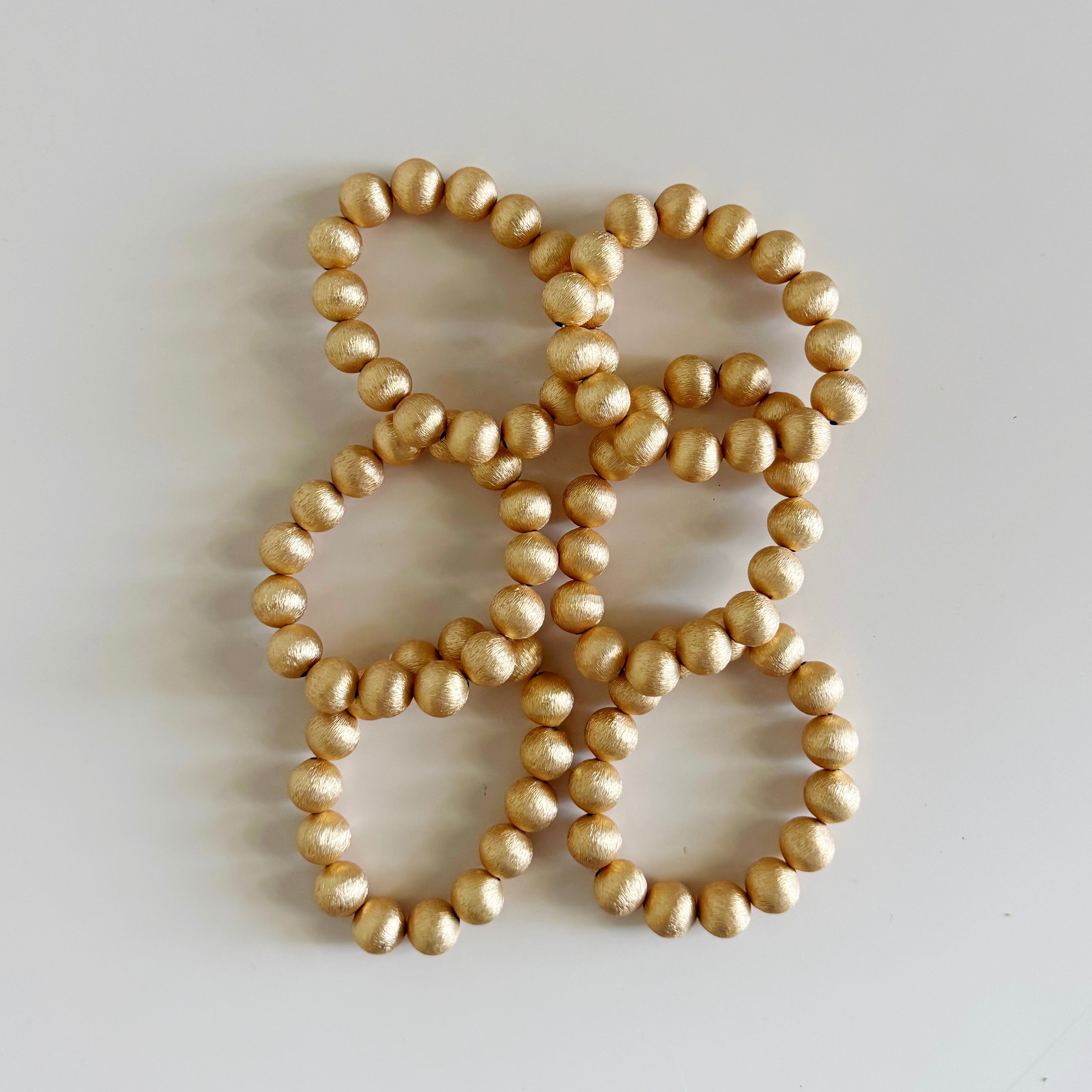 Brass Bead Bracelet