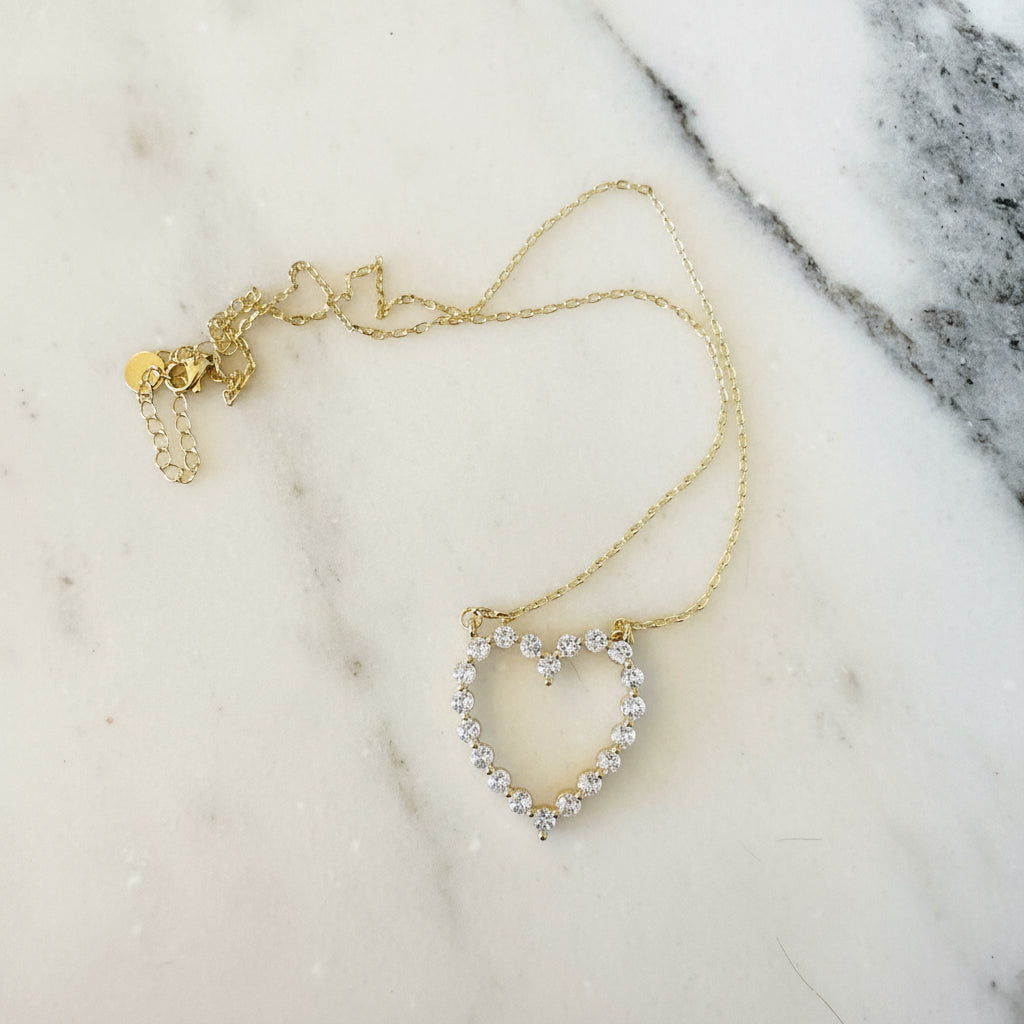 Sparkle Heart Necklace