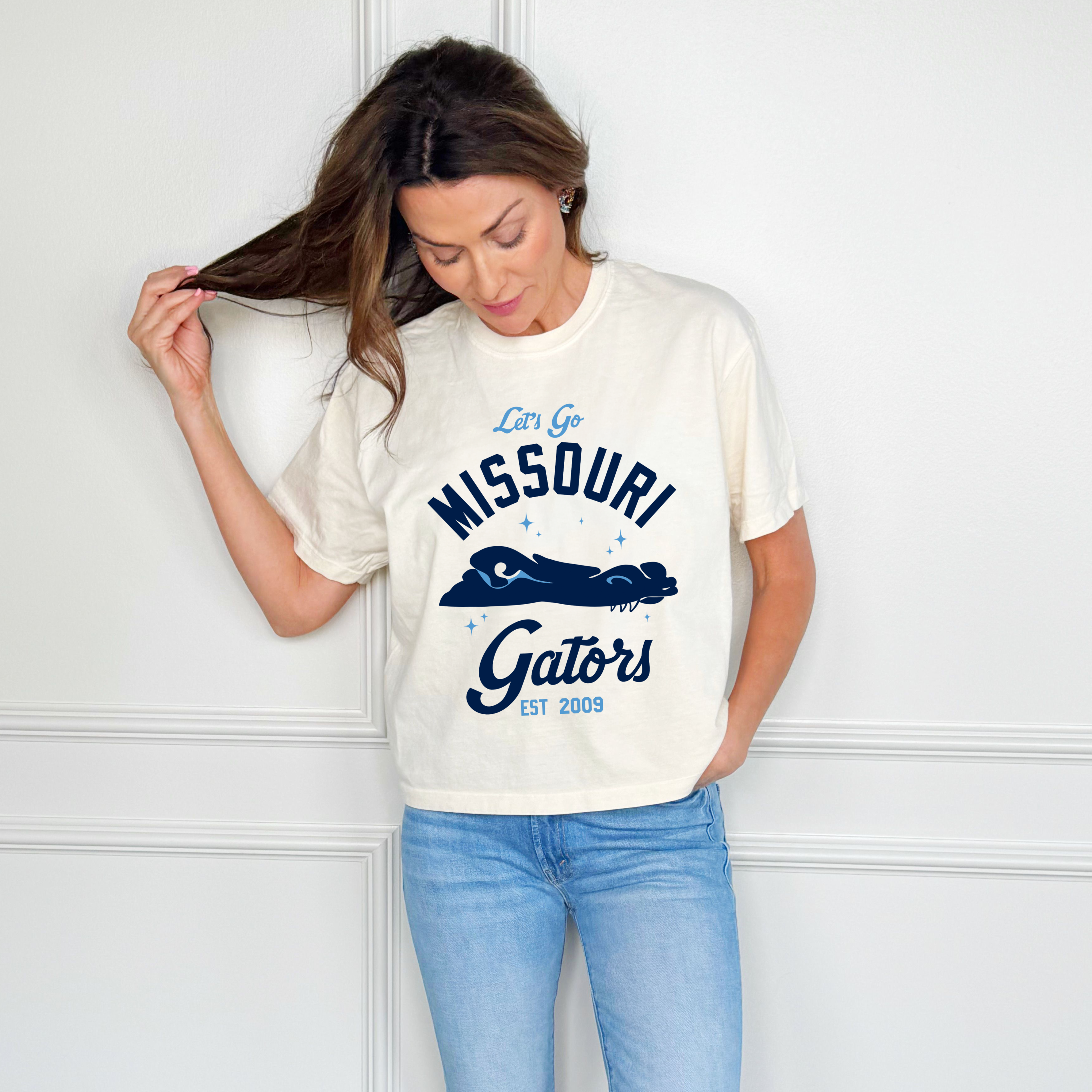 Let's Go MO Gators Crop Tee