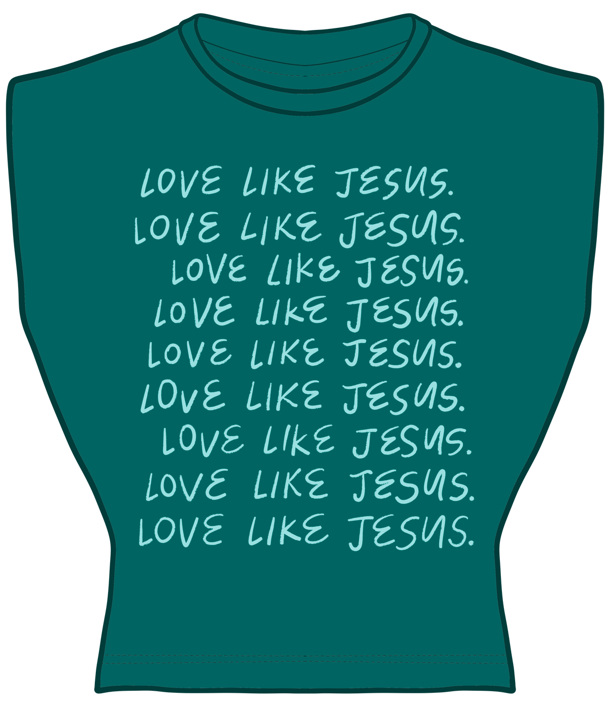 Love Like Jesus Repeated Tank -PRE-SALE SHIP DATE 9/14*