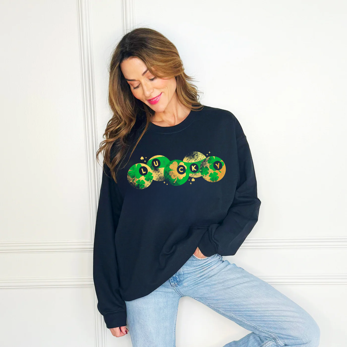 Green Lucky Billard Sweatshirt