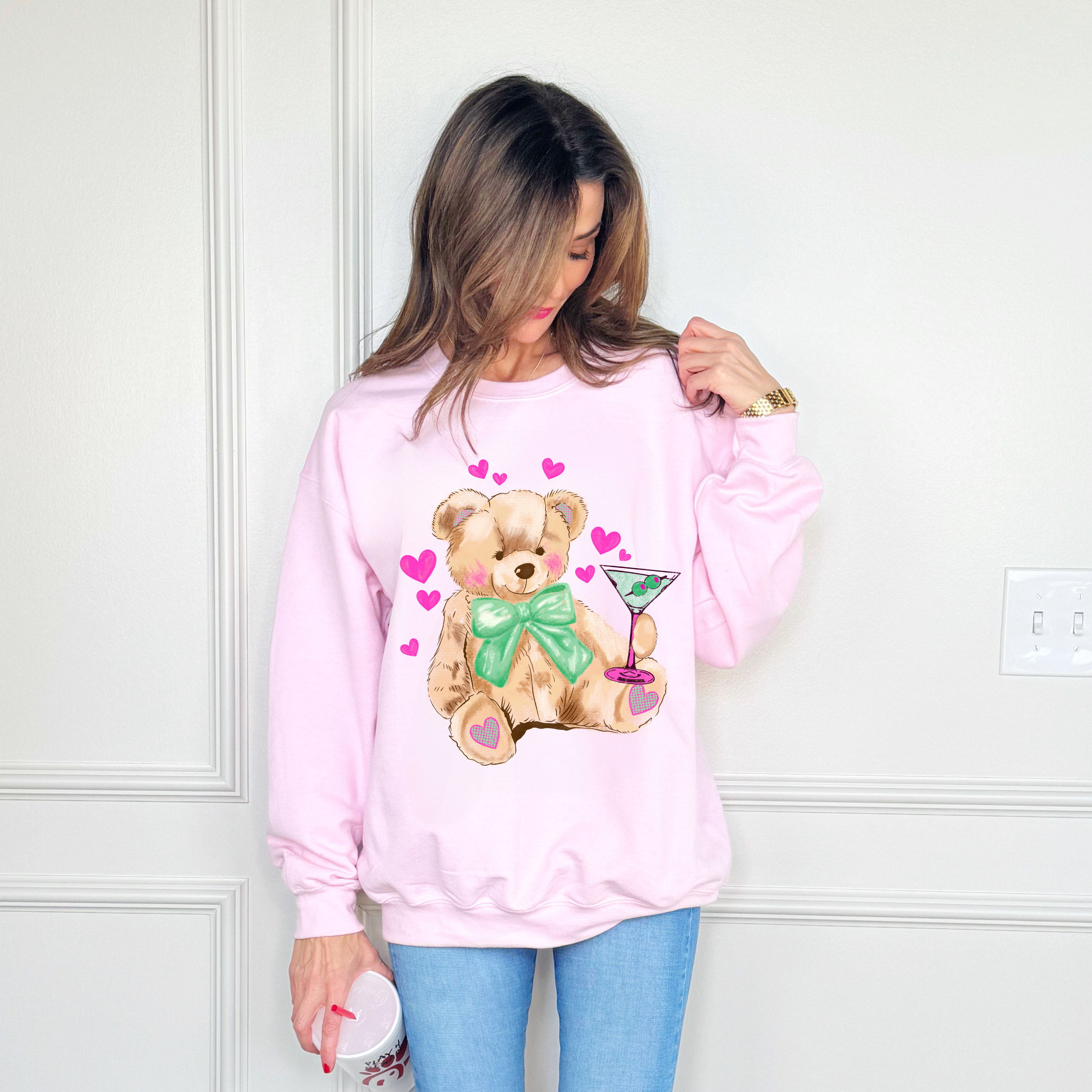 Martini bear hoodie online