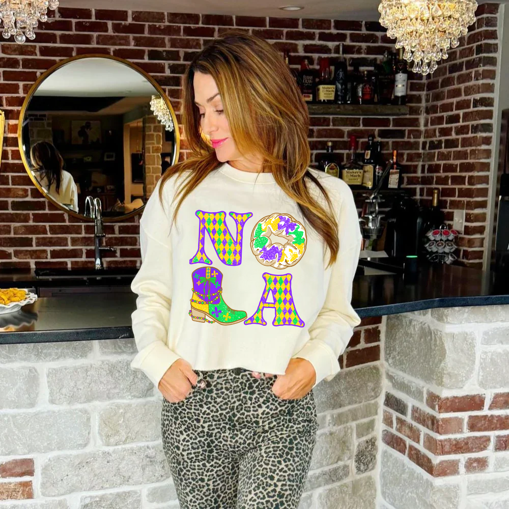 NOLA Cropped Sweatshirt