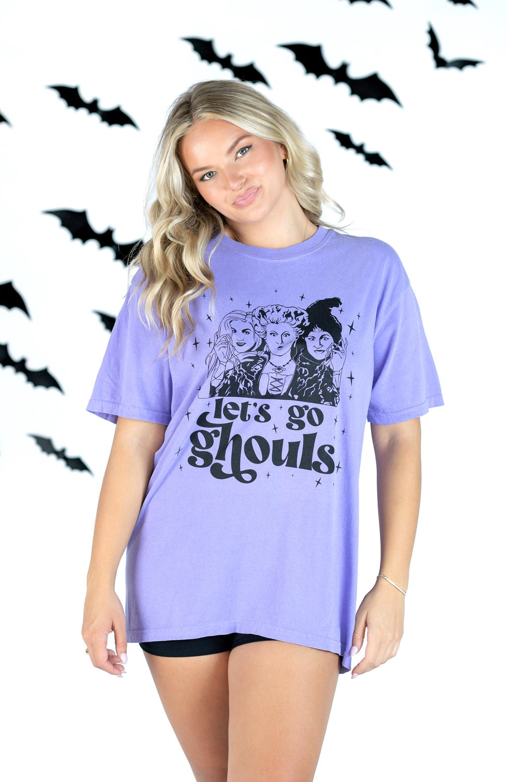 Let's go Ghouls Purple Tee