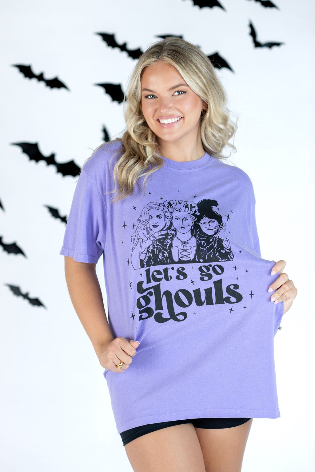 Let's go Ghouls Purple Tee