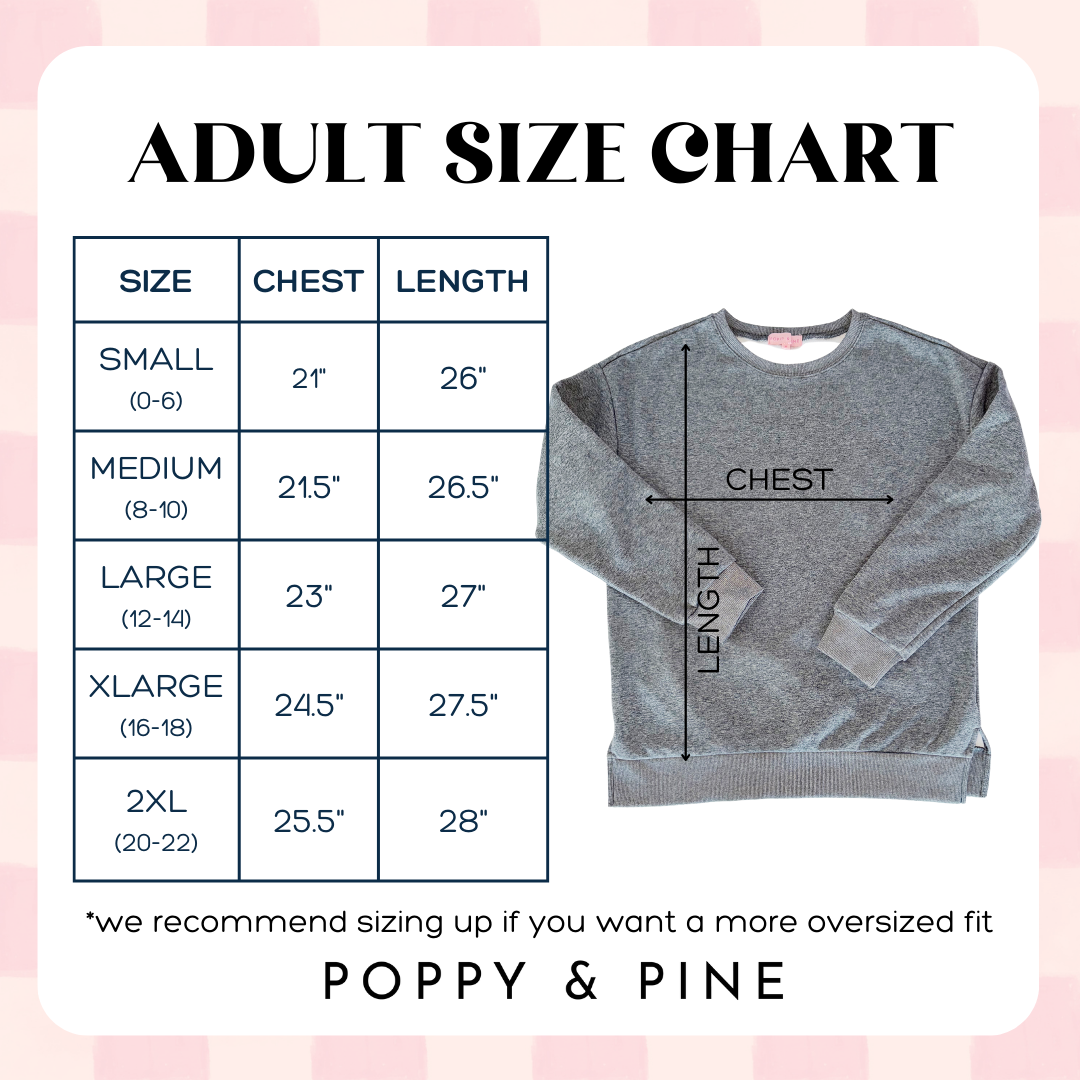 Traditional Logo Gators Poppy & Pine Side-Slit Sweatshirt