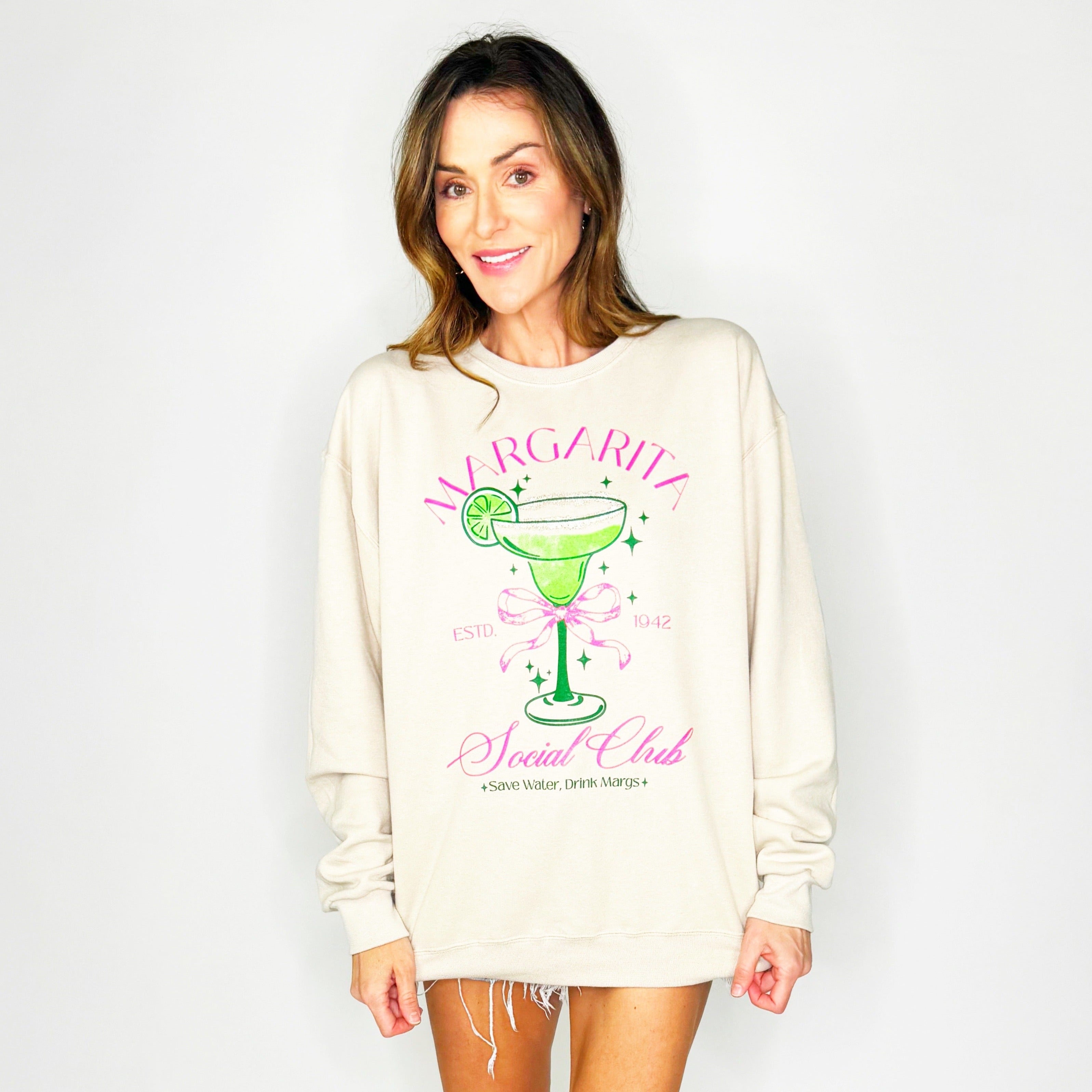 Margarita Bow Social Club Sweatshirt