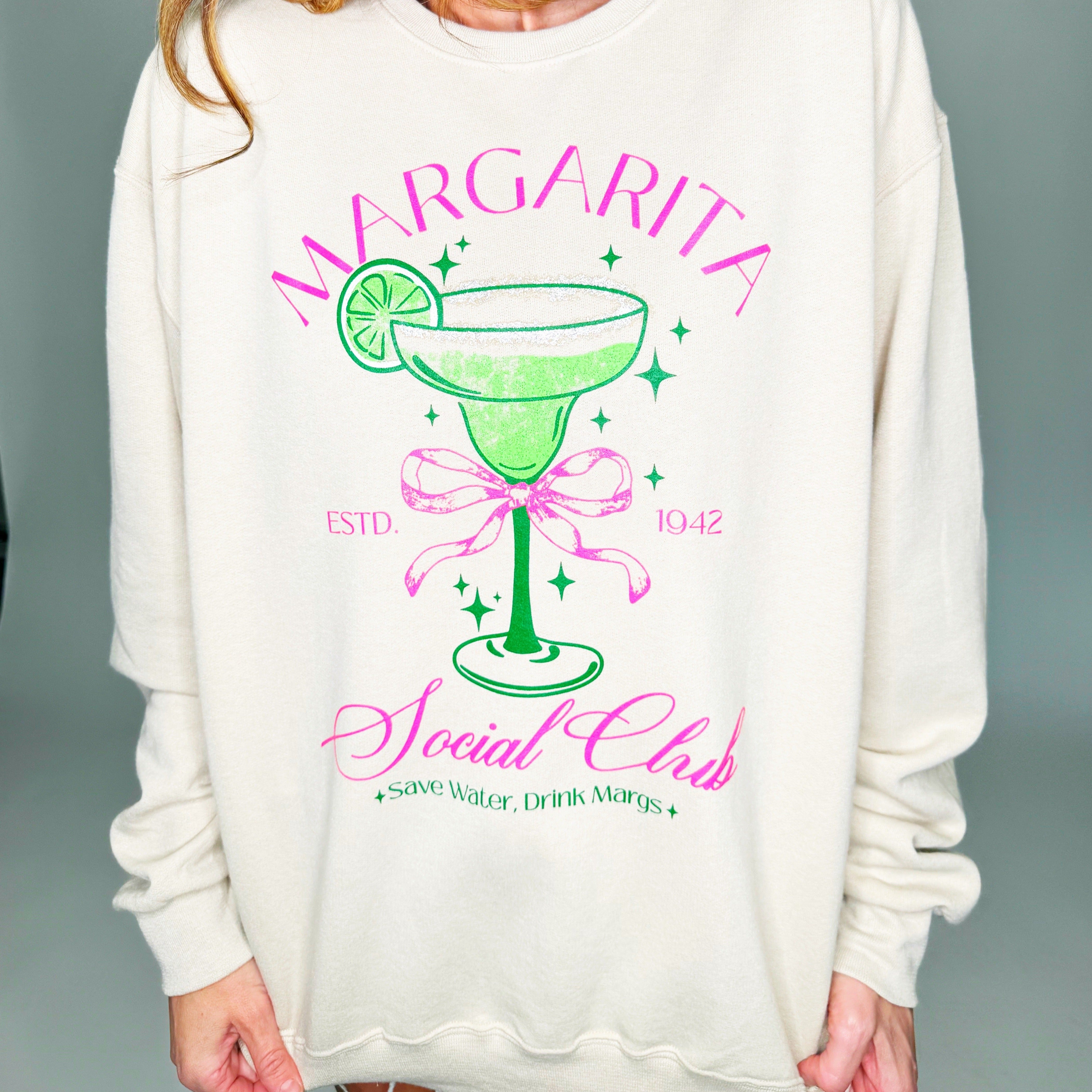 Margarita Bow Social Club Sweatshirt