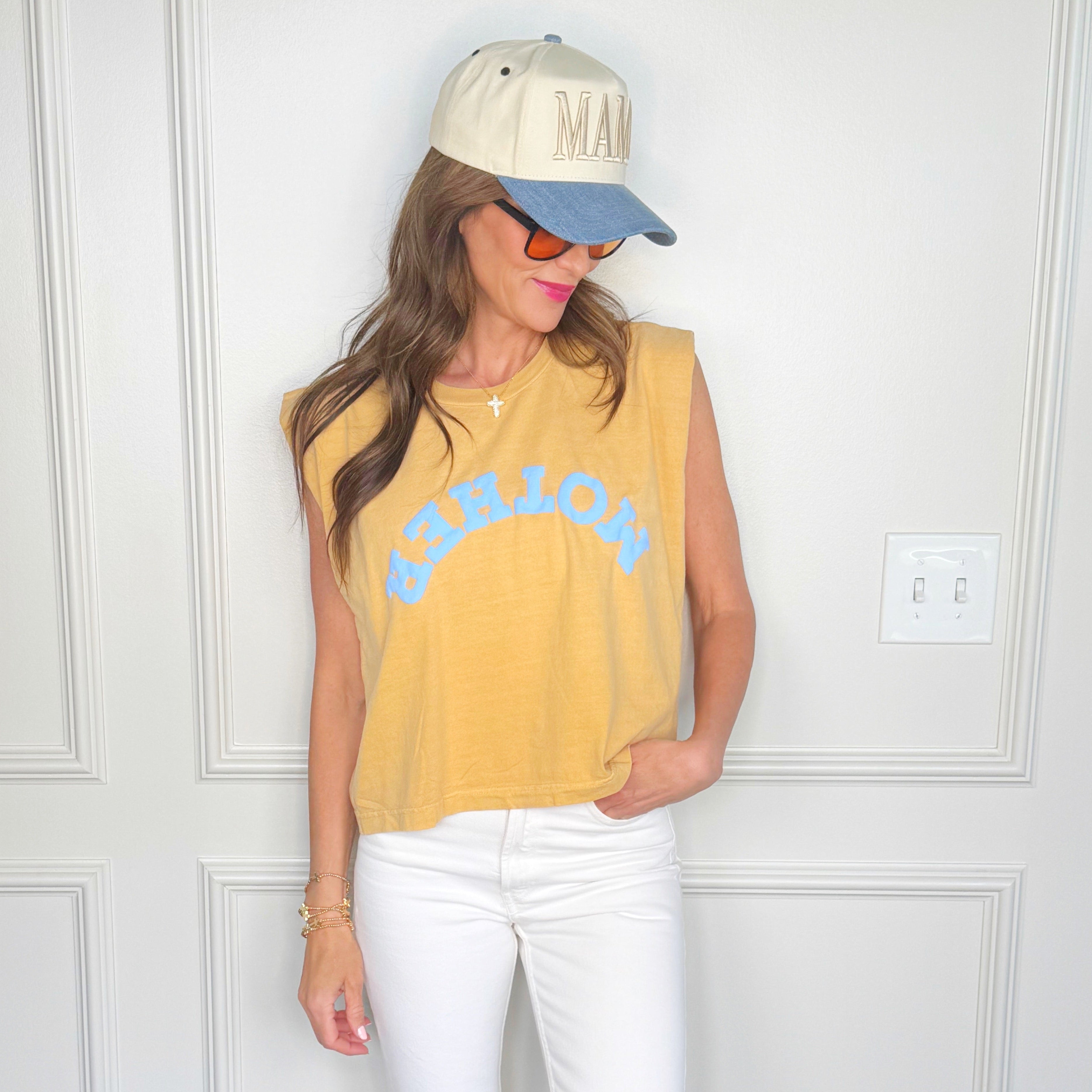 Upside-down Puff Mother Muscle Tee