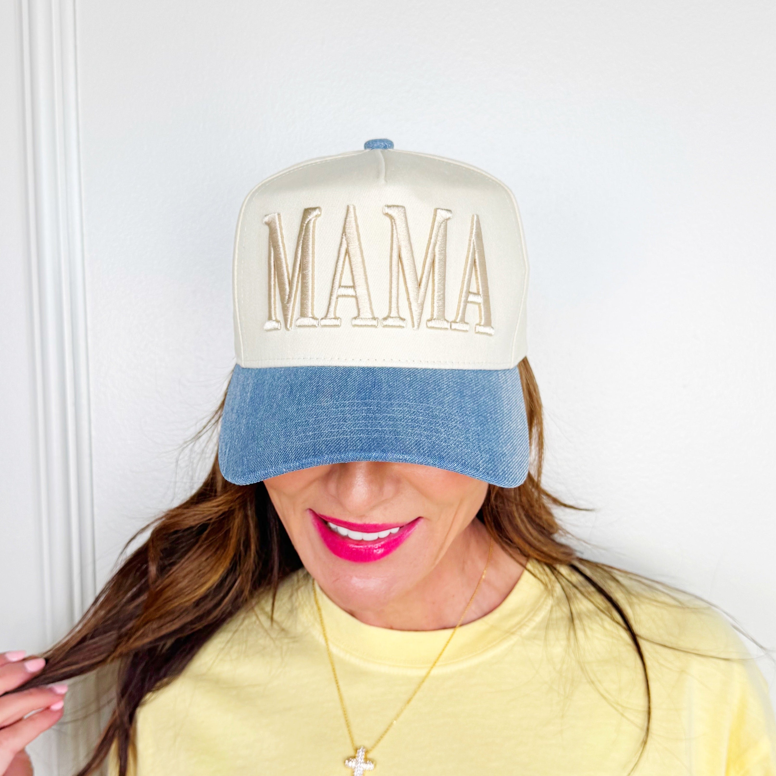 Denim MAMA Hat -Preorder