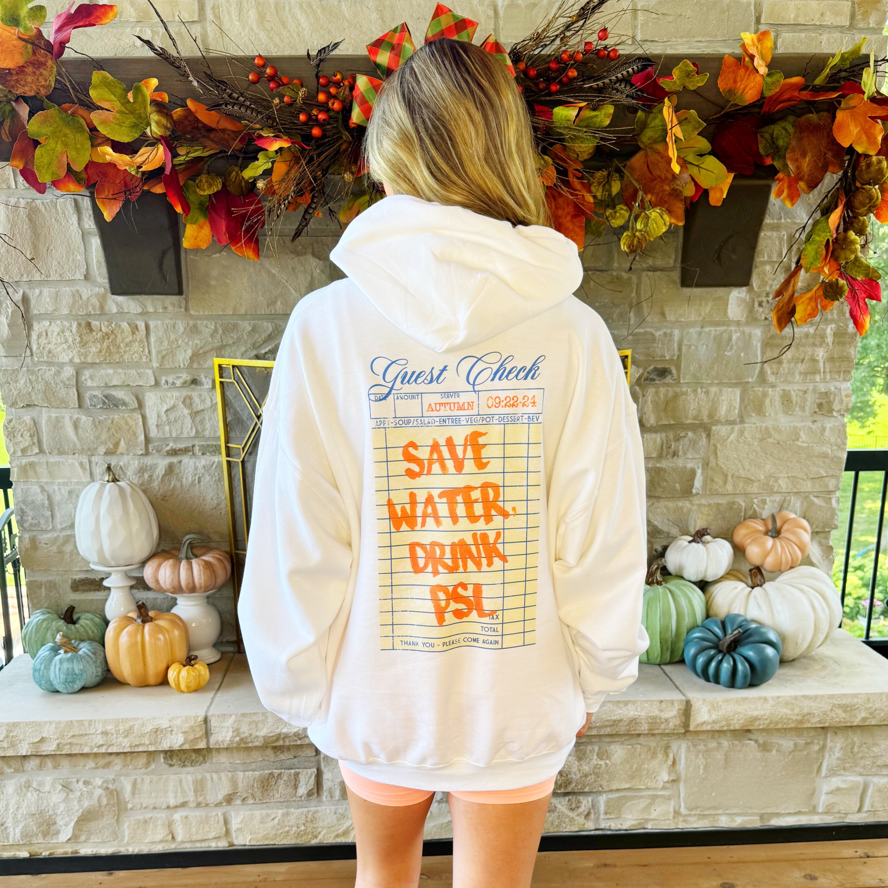 Save Water Drink PSL Hoodie