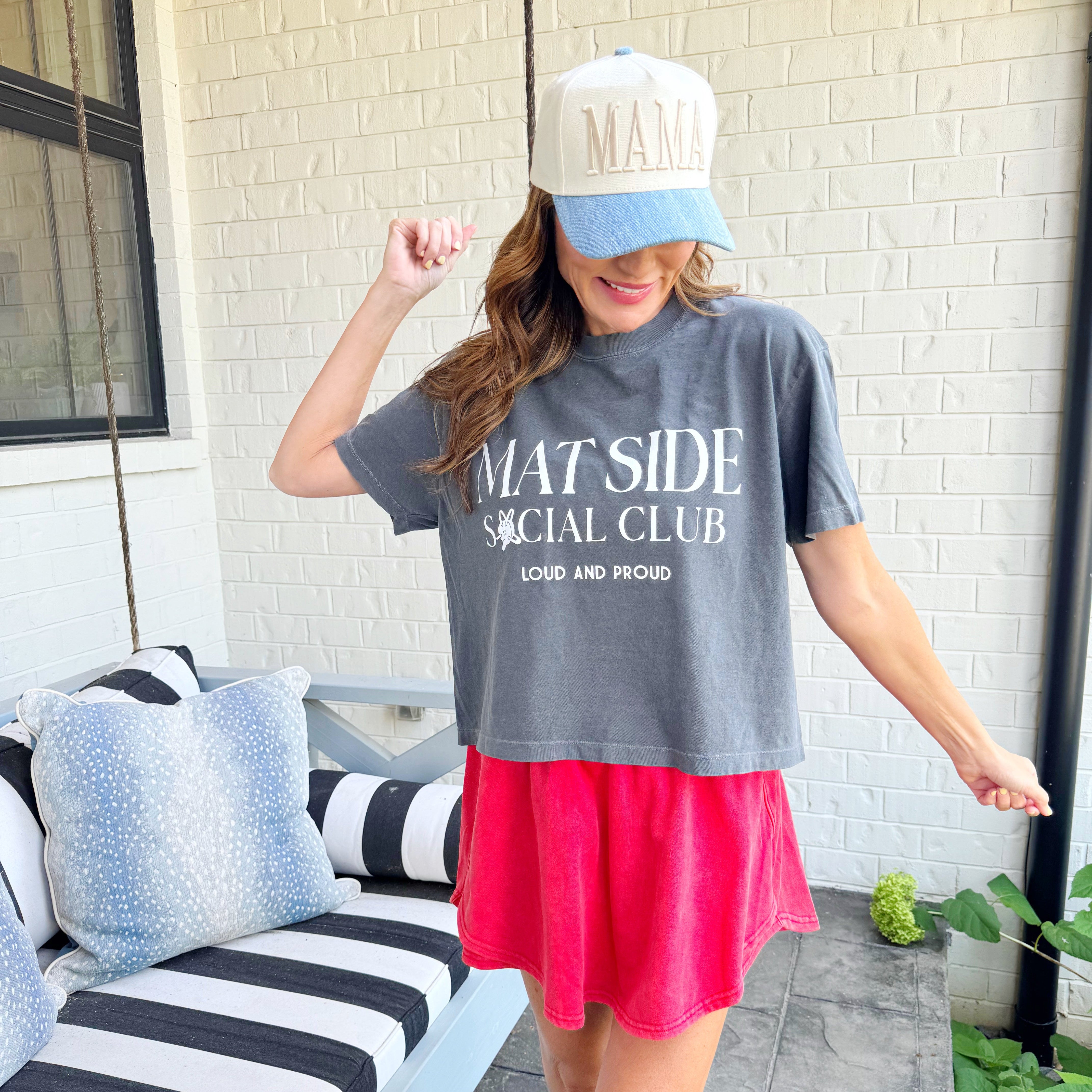 Mat Side Social Club Cropped Tee