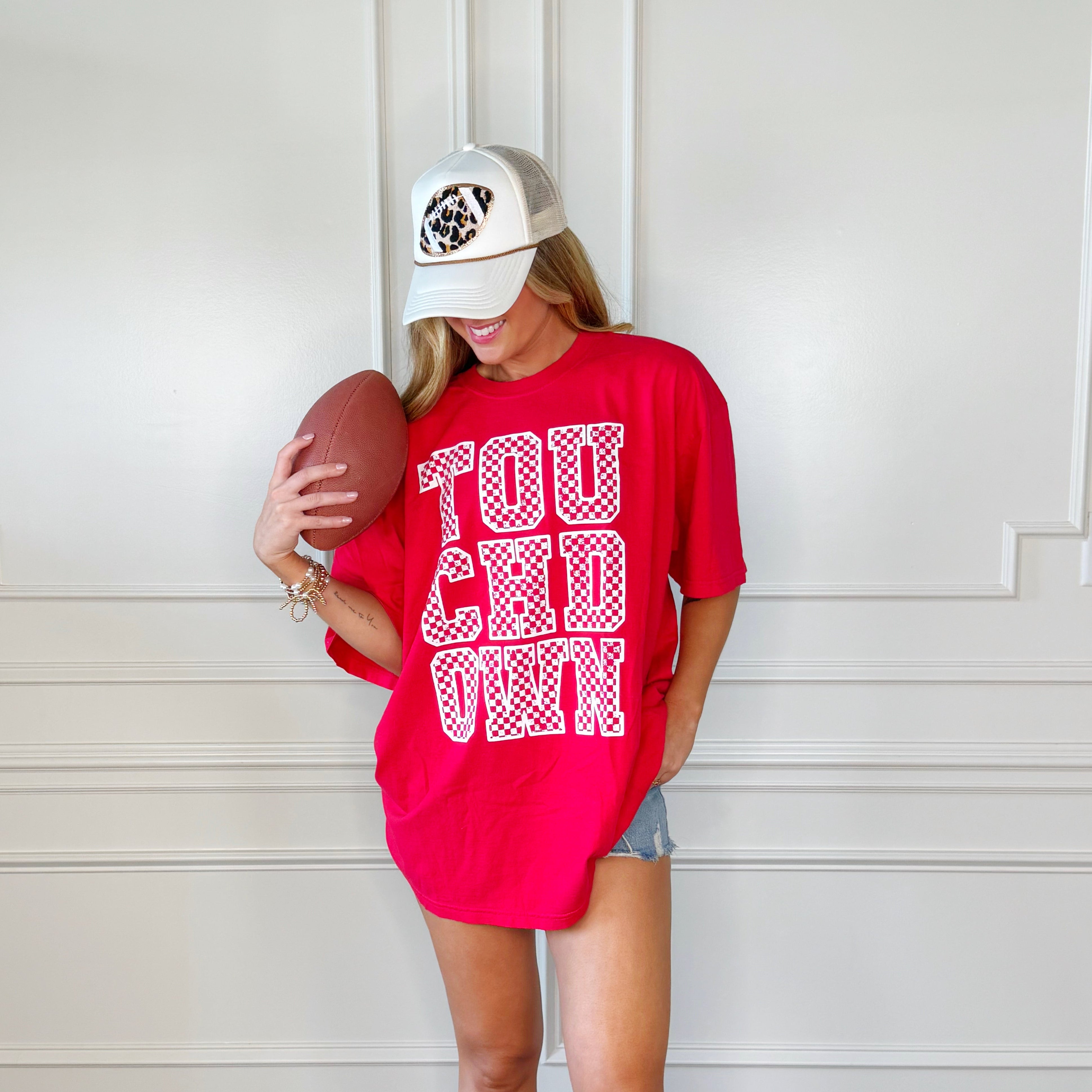 Checker Touchdown Tee