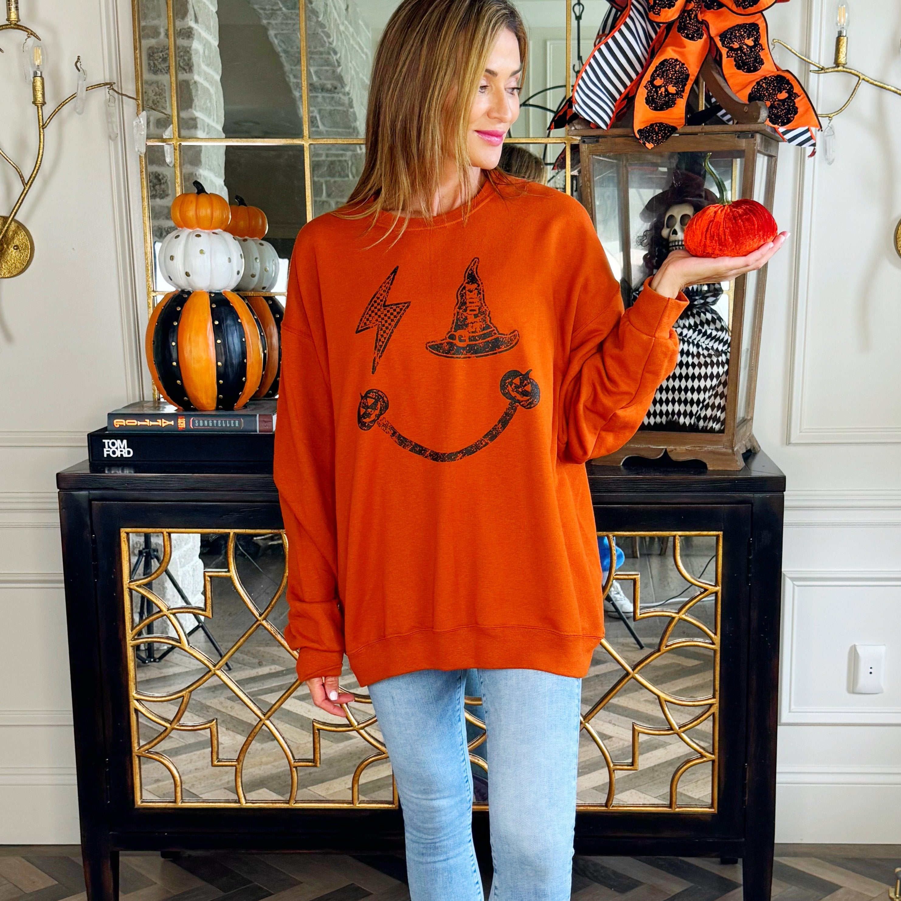 Spooky Smiley Sweatshirt