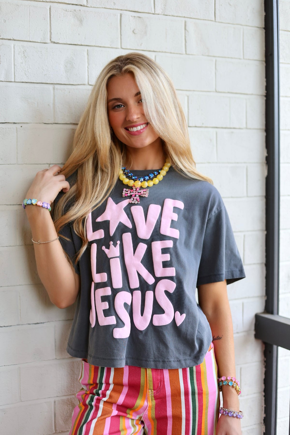 Made To Love Like Jesus Crop Tee
