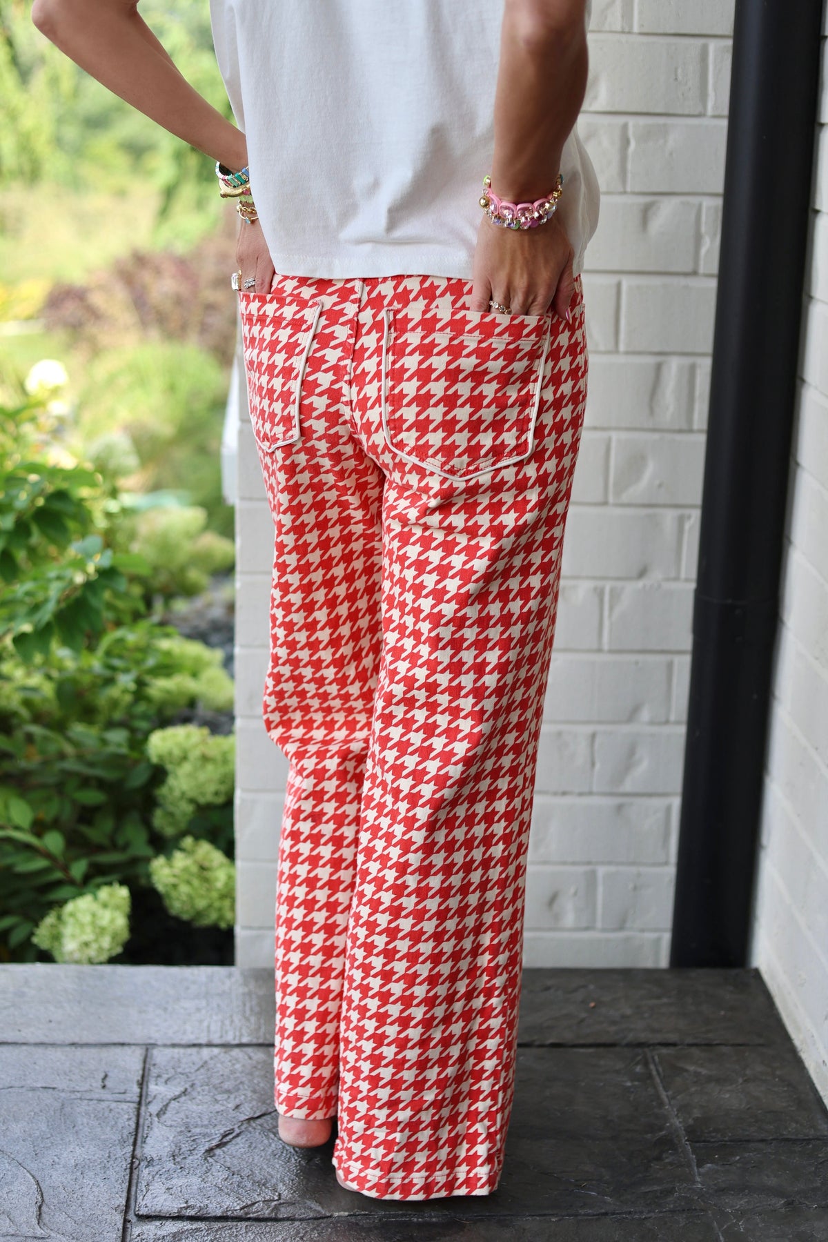 Ruby Houndstooth Denim