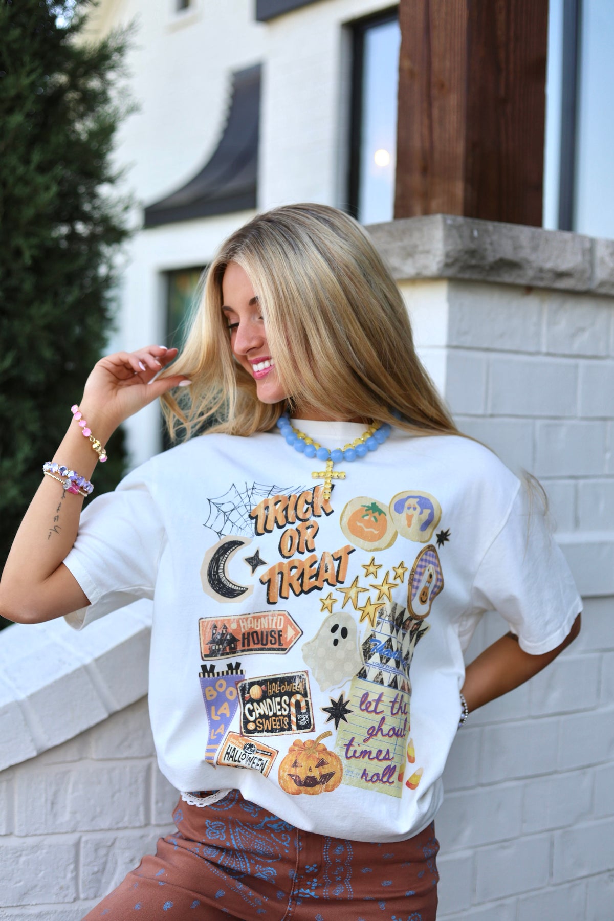 Vintage Halloween Collage Tee