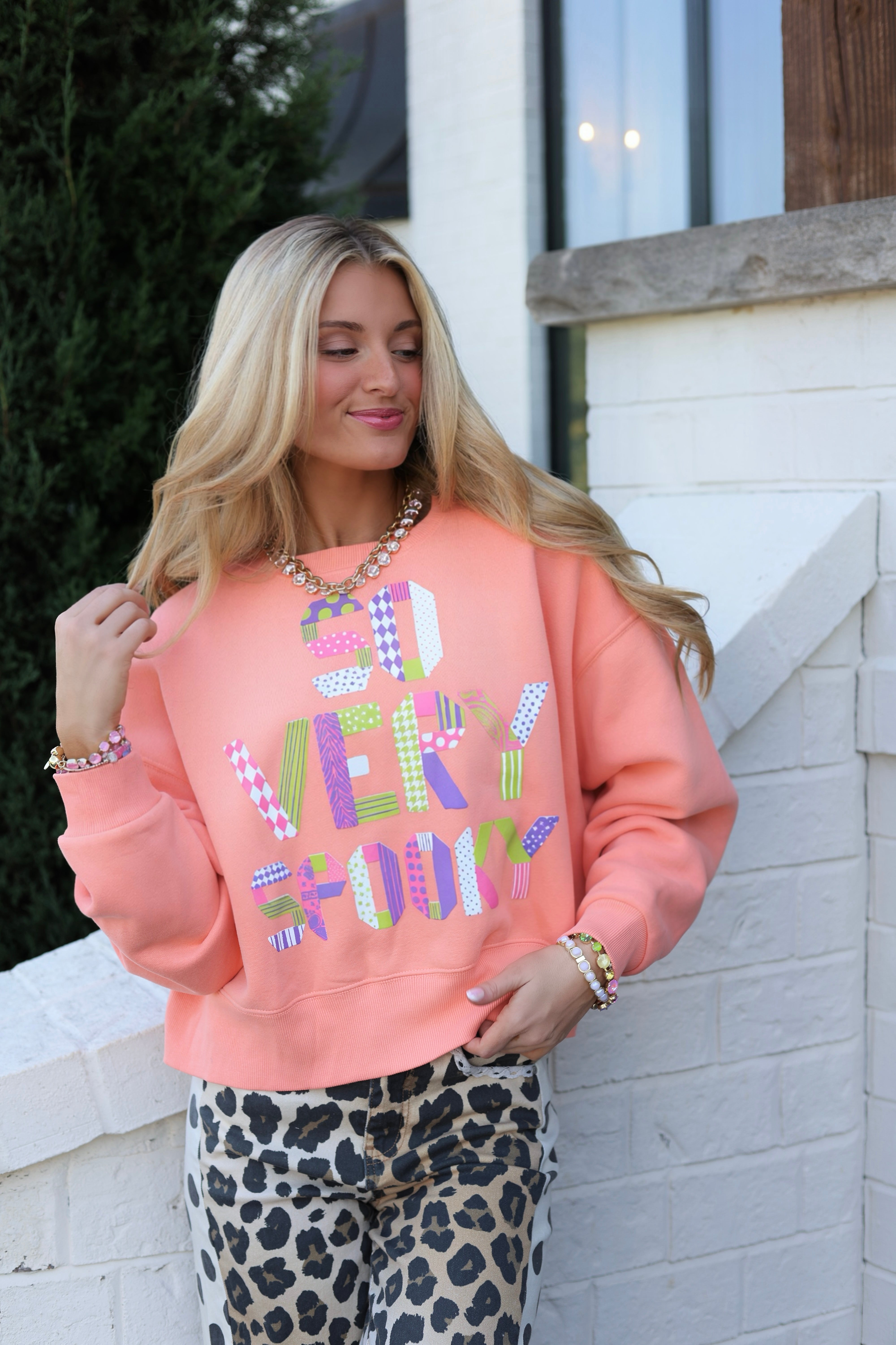 So Very Spooky Crop Sweatshirt
